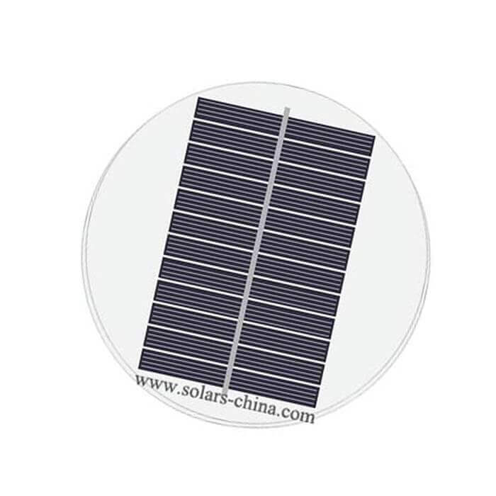 6V round solar panel