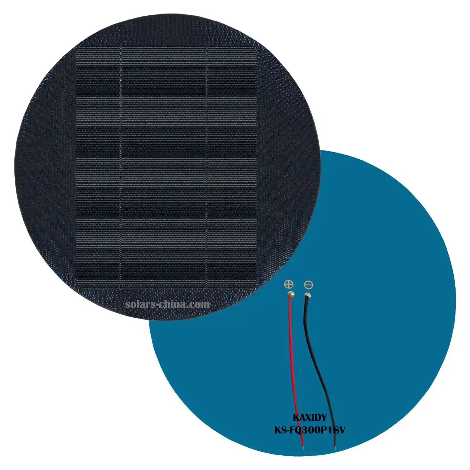 round solar panel 8W