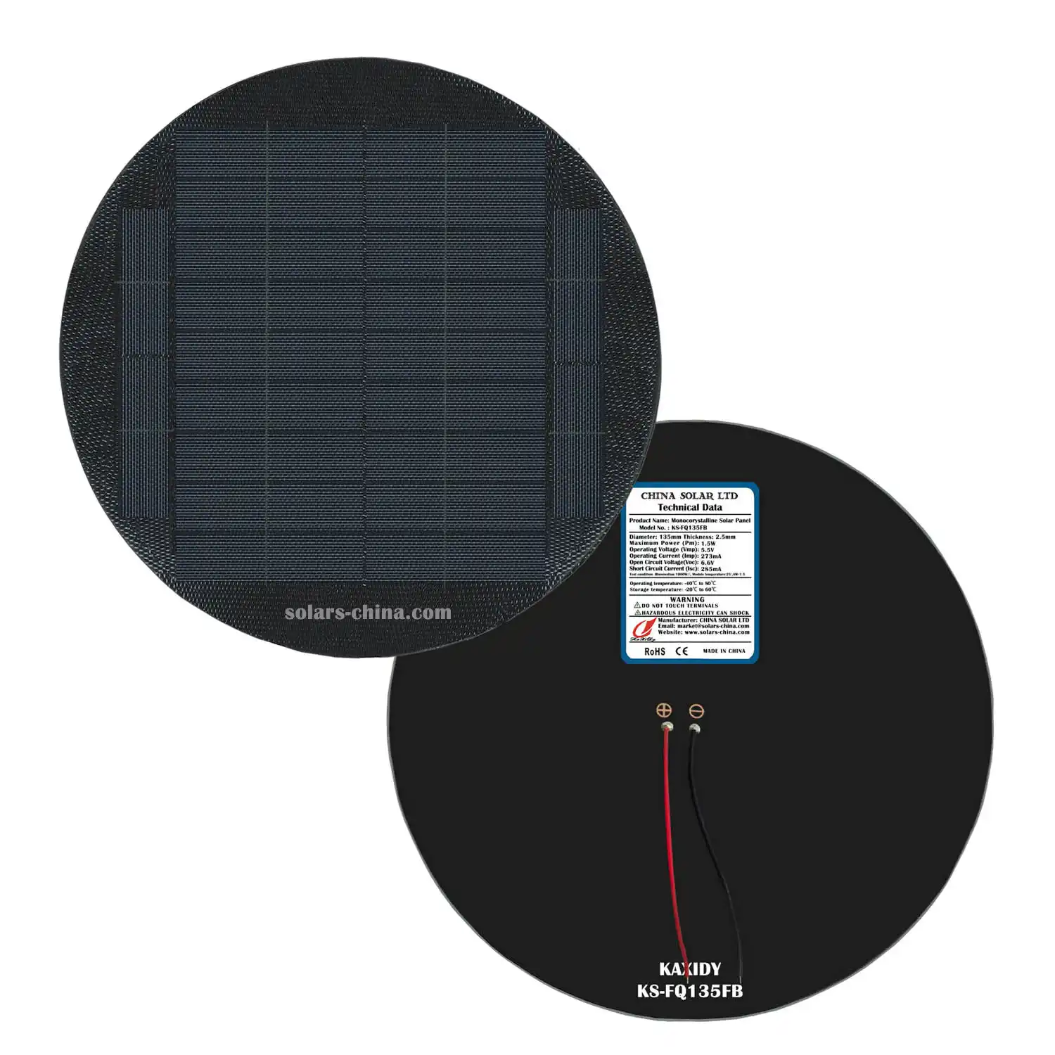 flexible round solar panel 5V