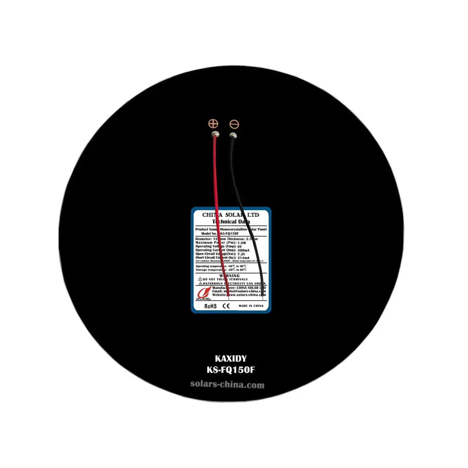 Flexible Round Solar Panel 6V