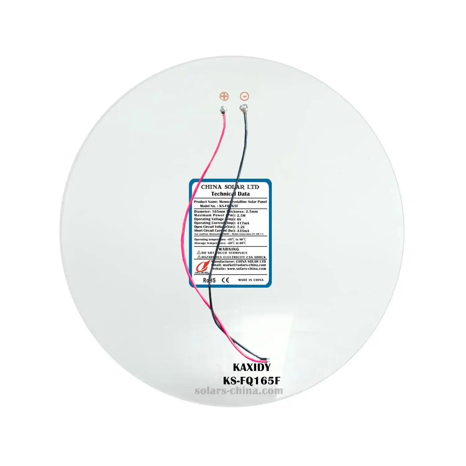 Flexible Round Solar Panel 6V