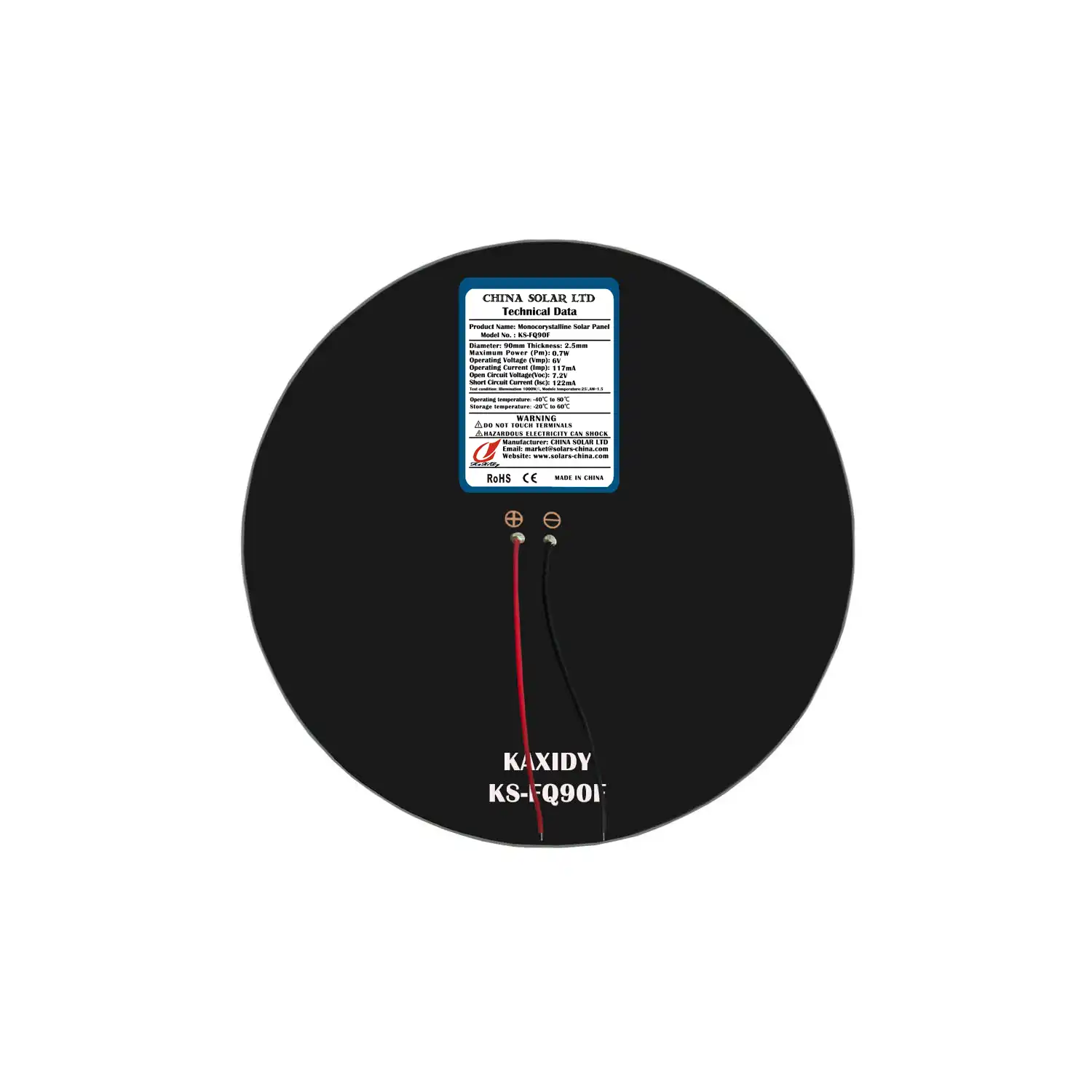 Small Round Solar Panel 6V