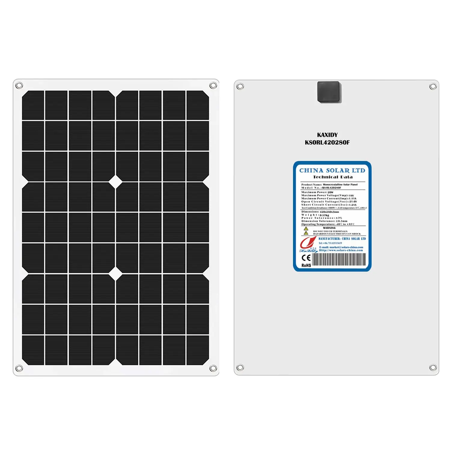 flexible solar panel 20W