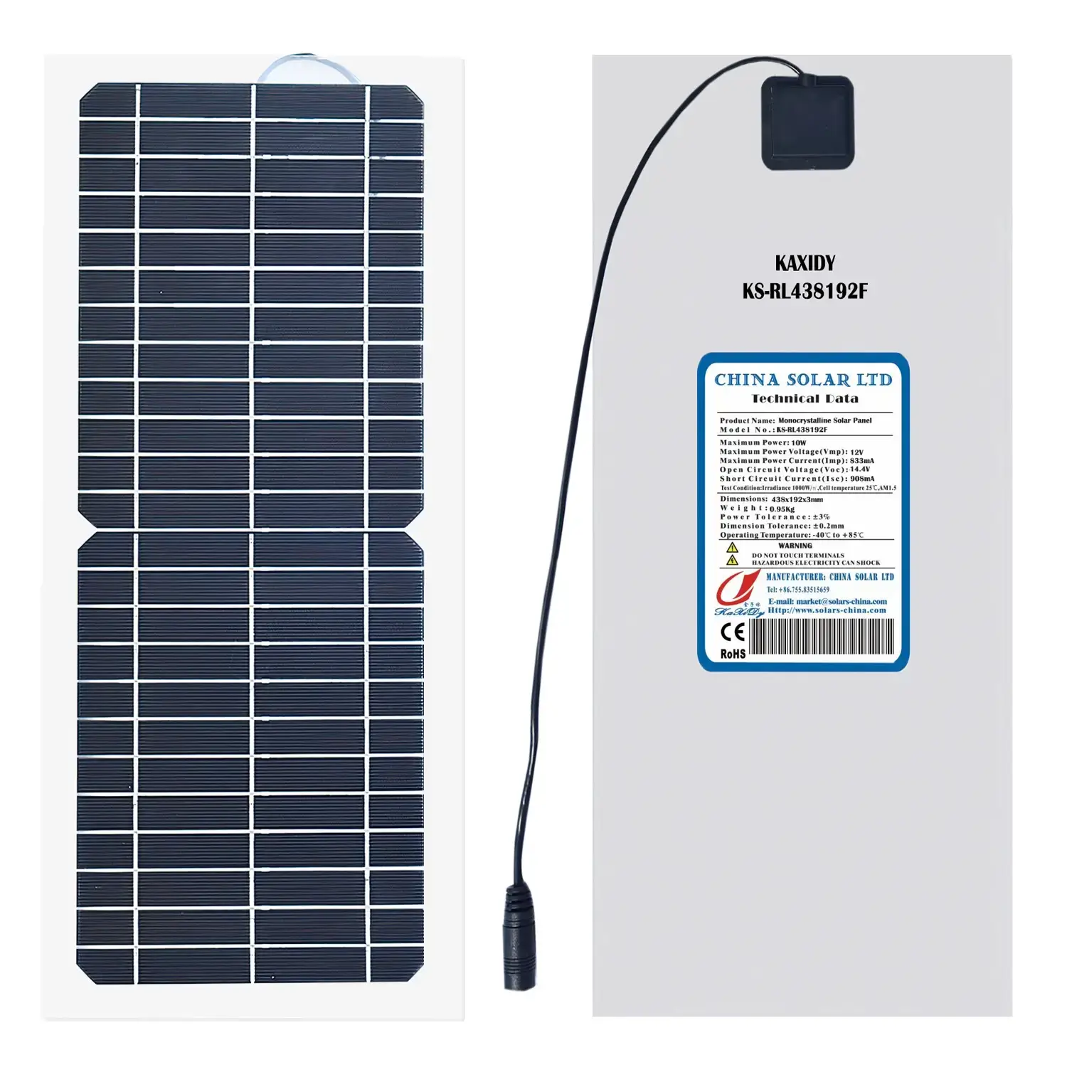 flexible solar panel 10W