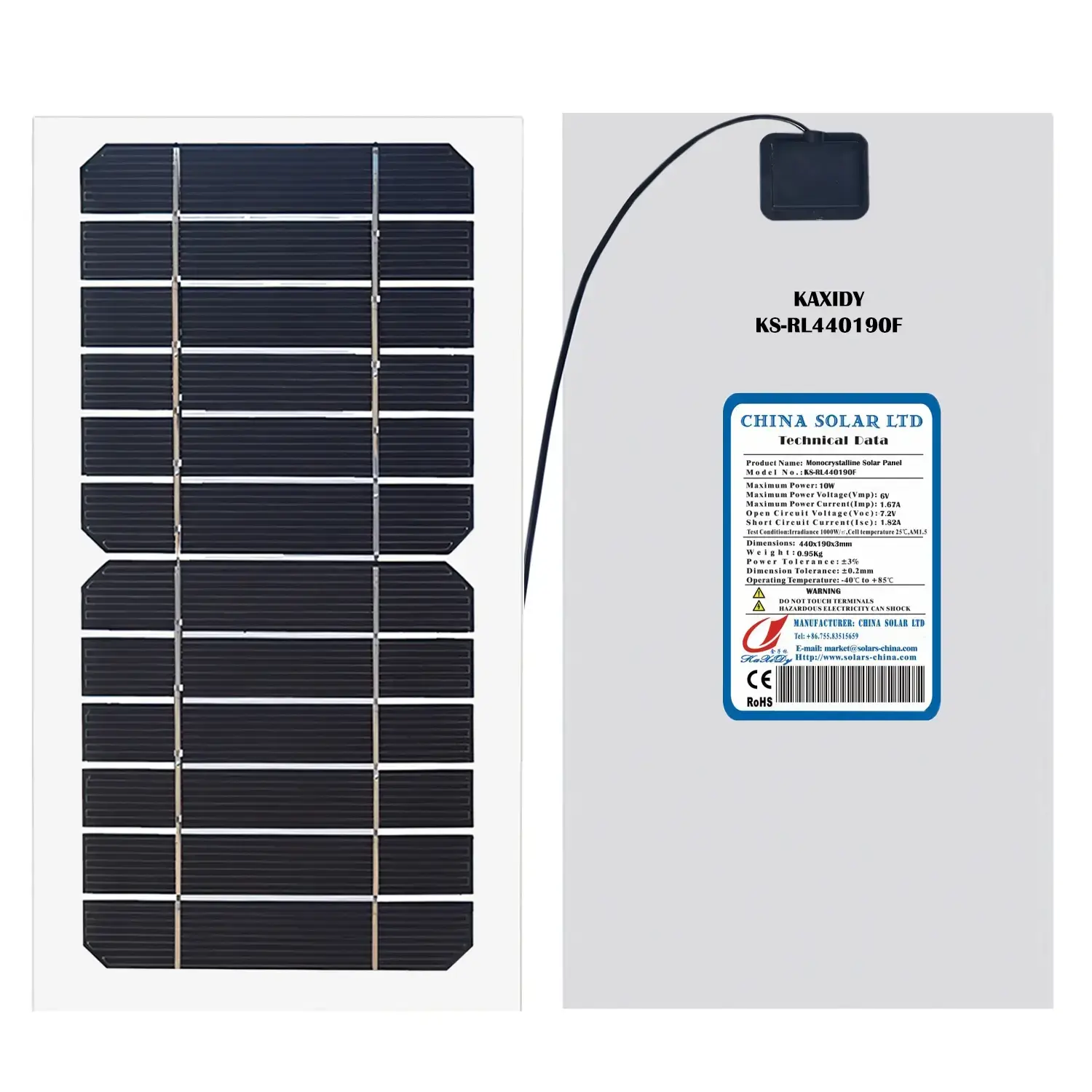 flexible solar panel 10W 6V