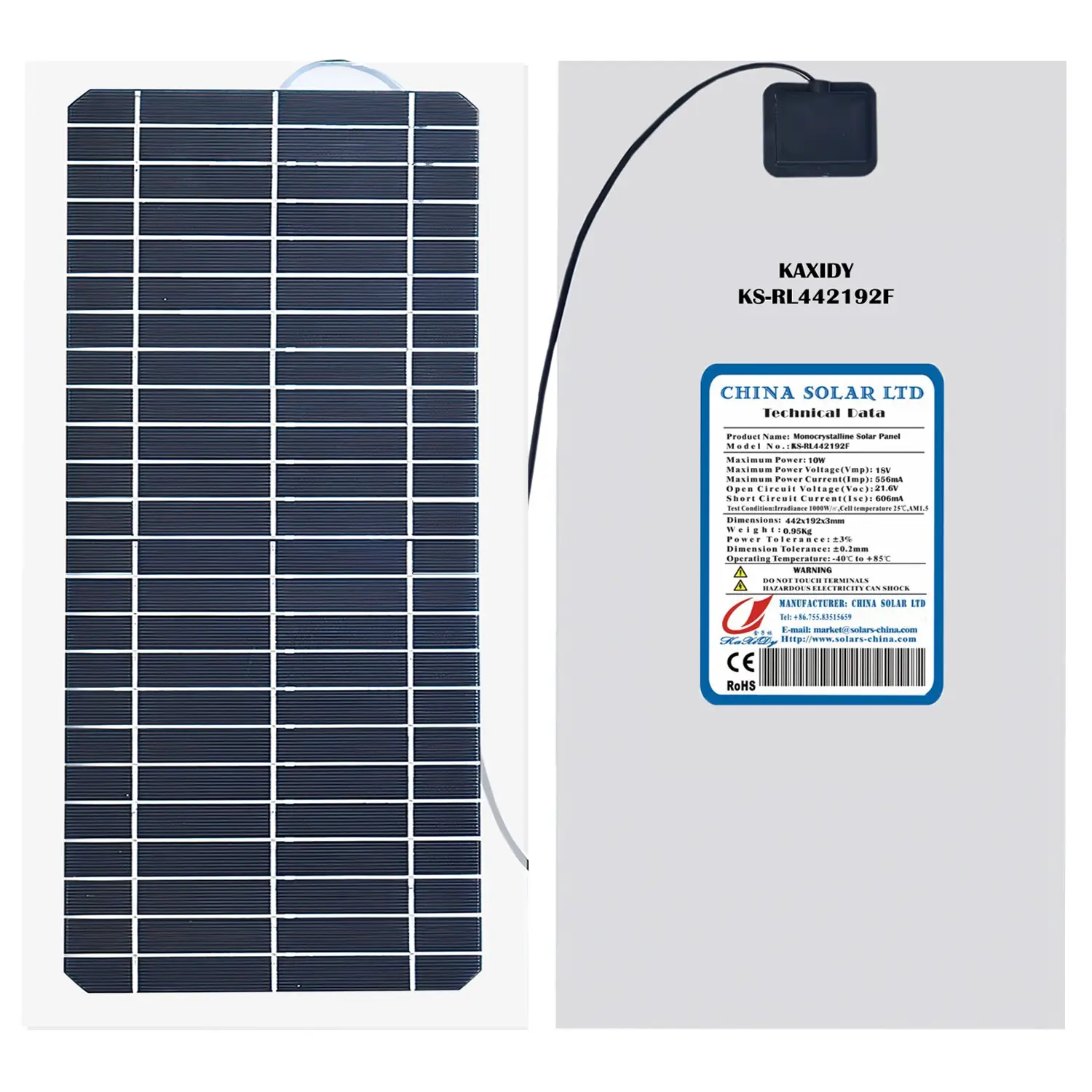 flexible solar panel 10W