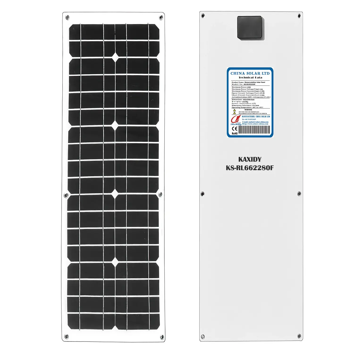 flexible solar panel 25W