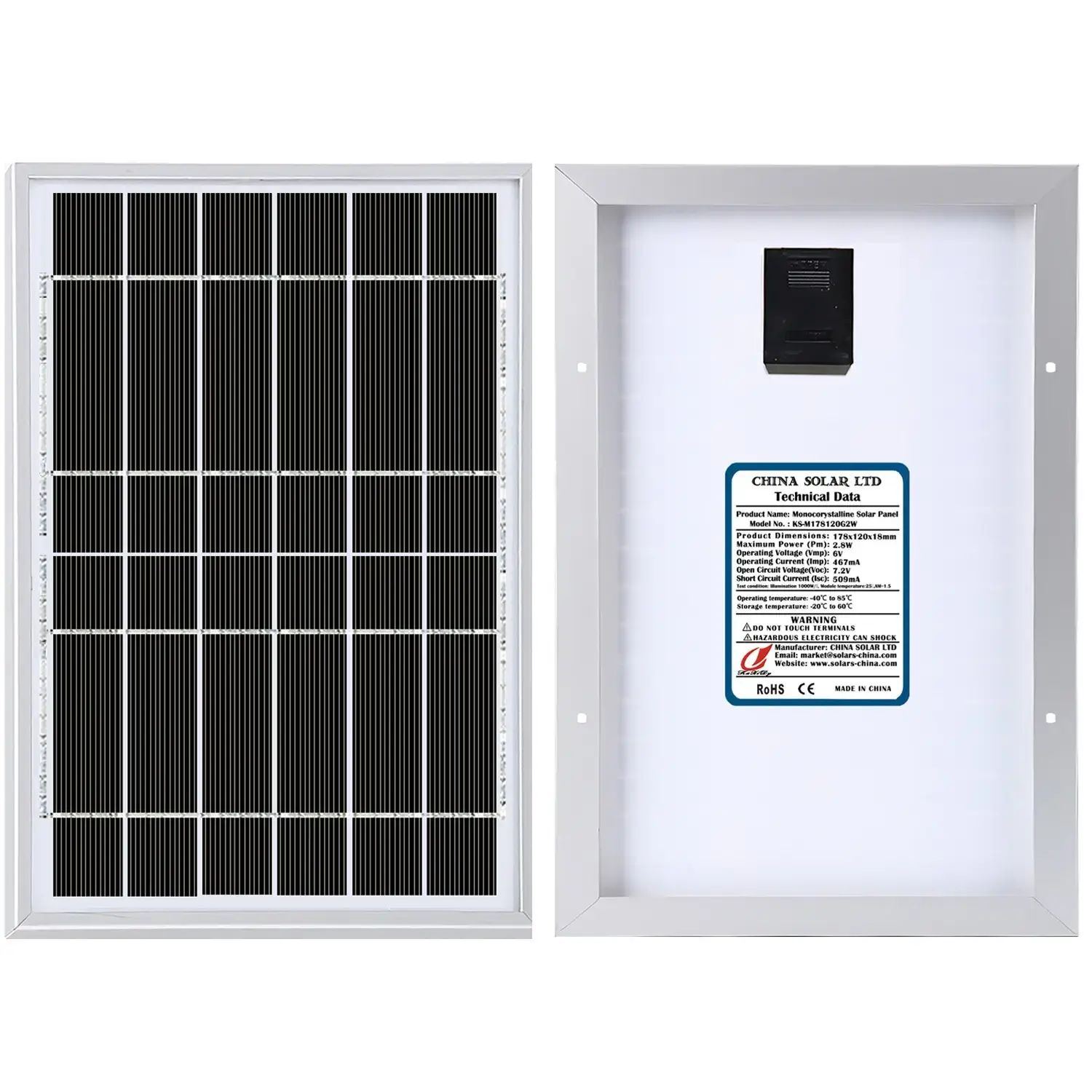 PV solar module 2.8W 6V