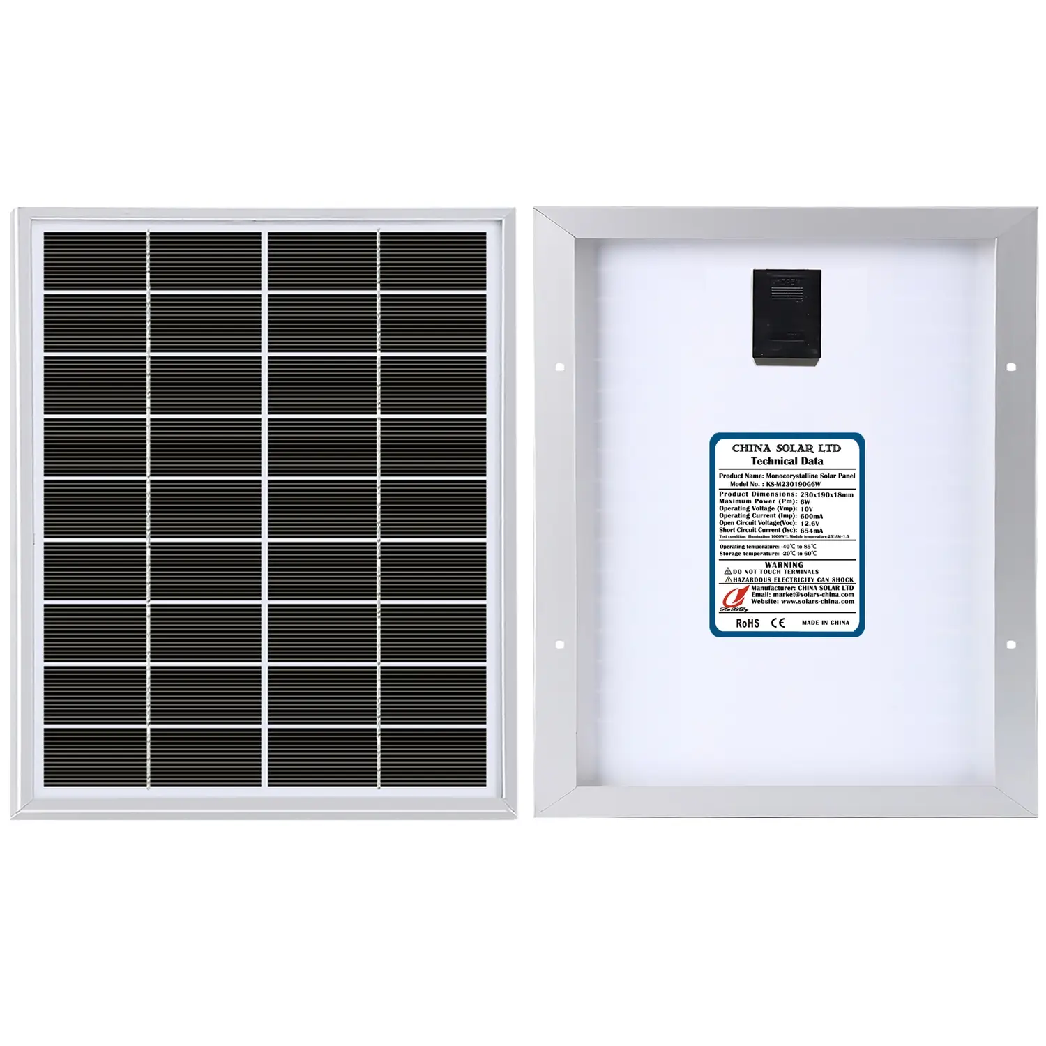 PV solar module 6W