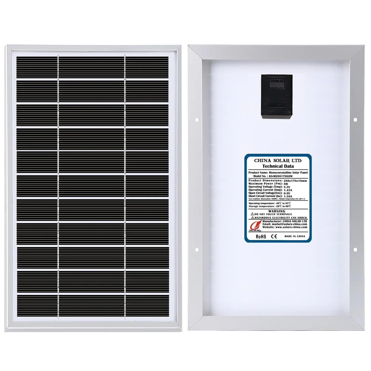 PV solar module 8W