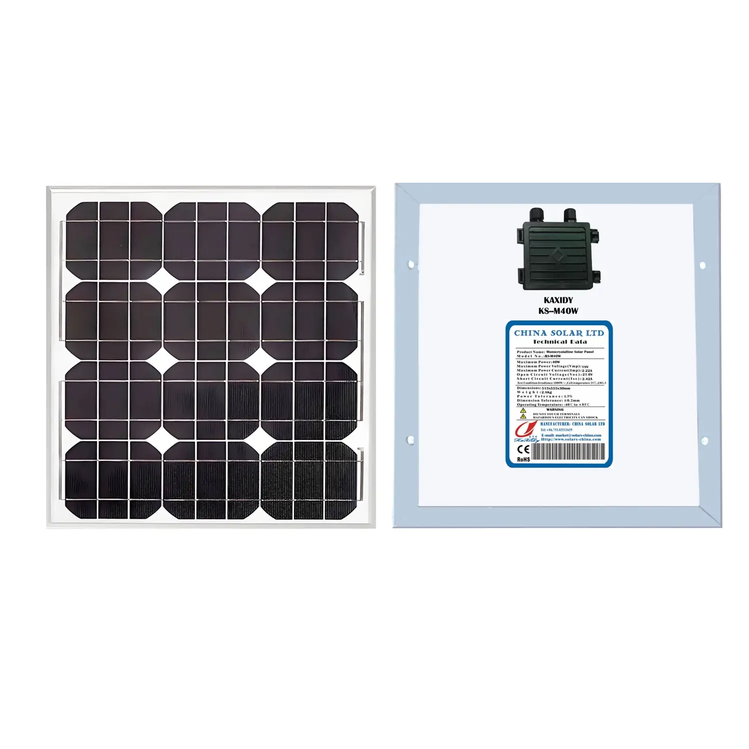 PV solarmodul 40W