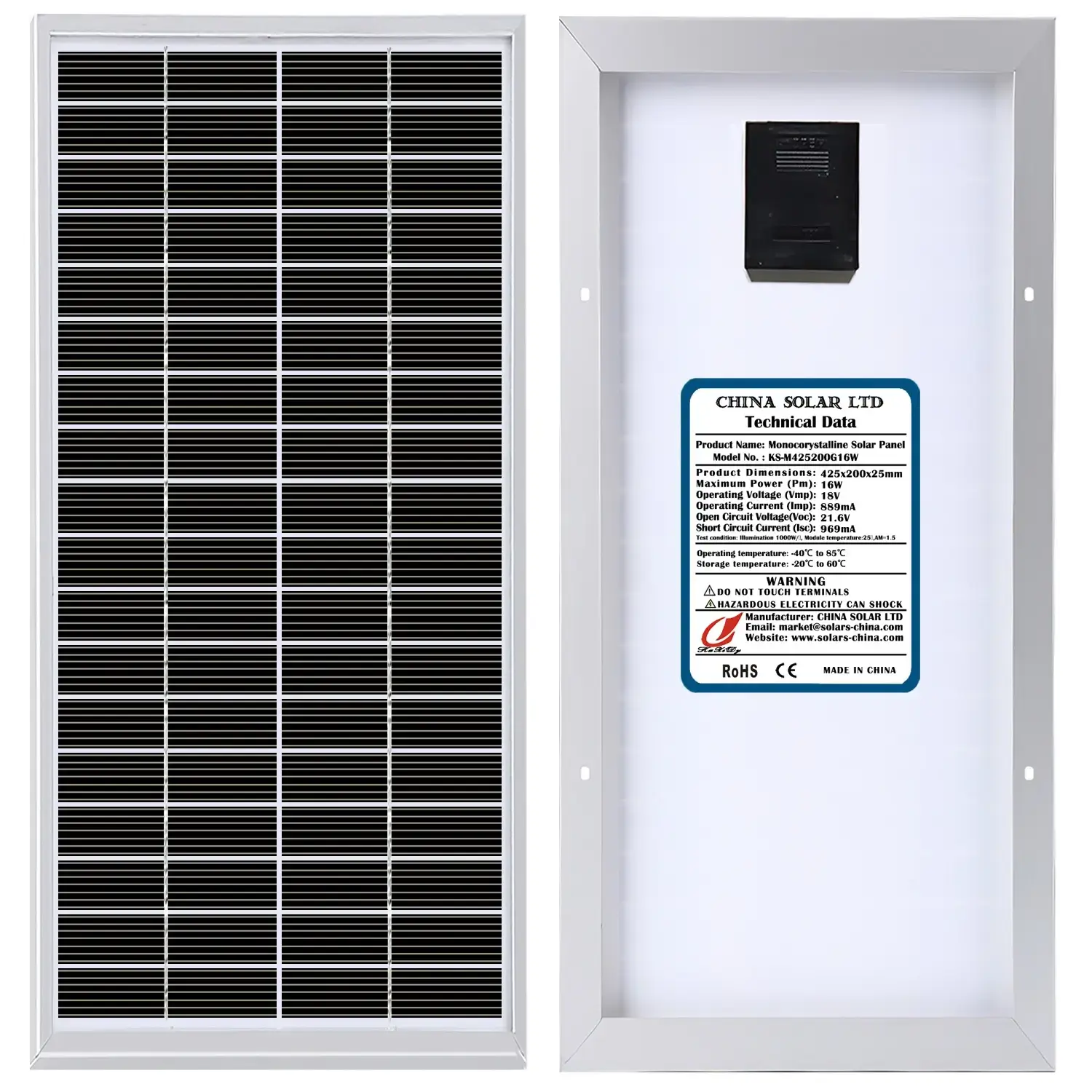 PV solar module 16W