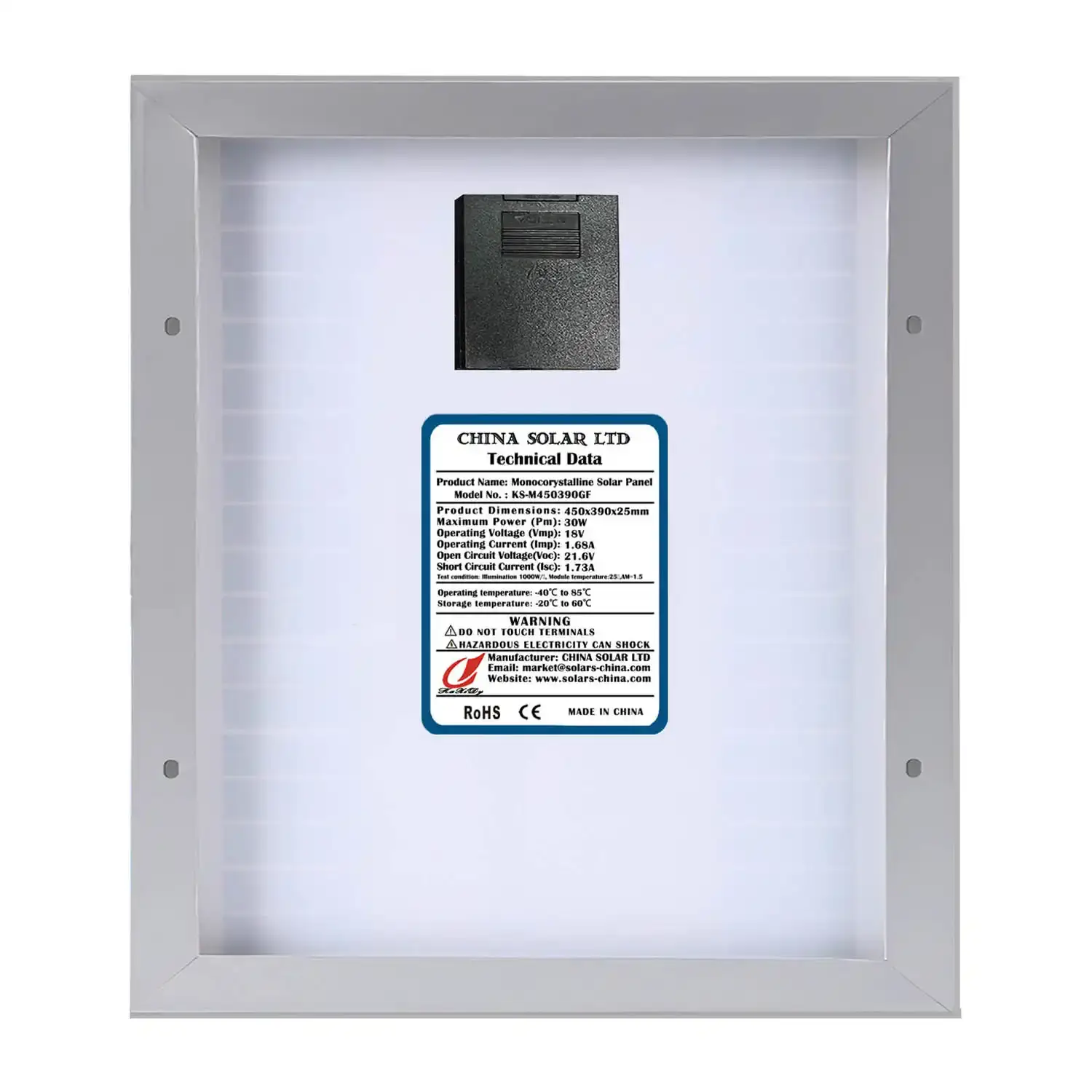 Monocrystalline Solar Panel 12V