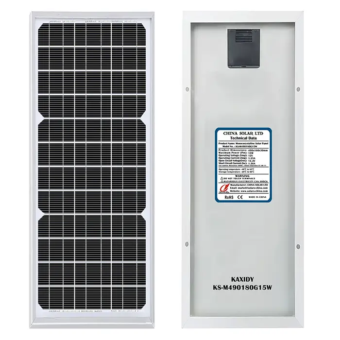 solar panel 12V 15W