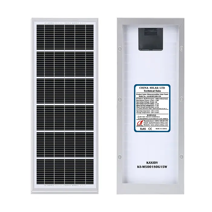 long solar panel 15W