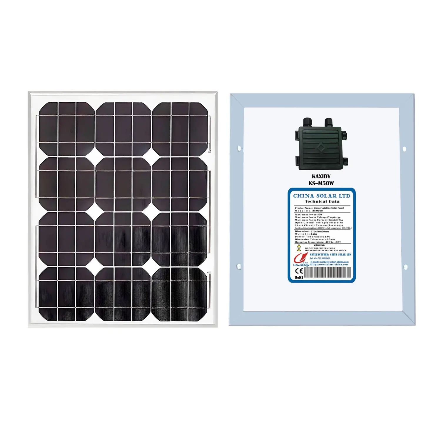 50W solarmodule