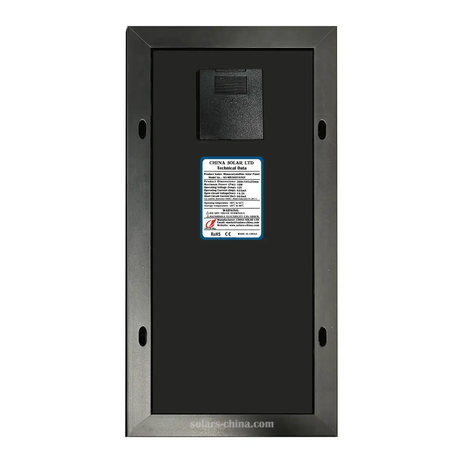 Monocrystalline Solar Panel 12V