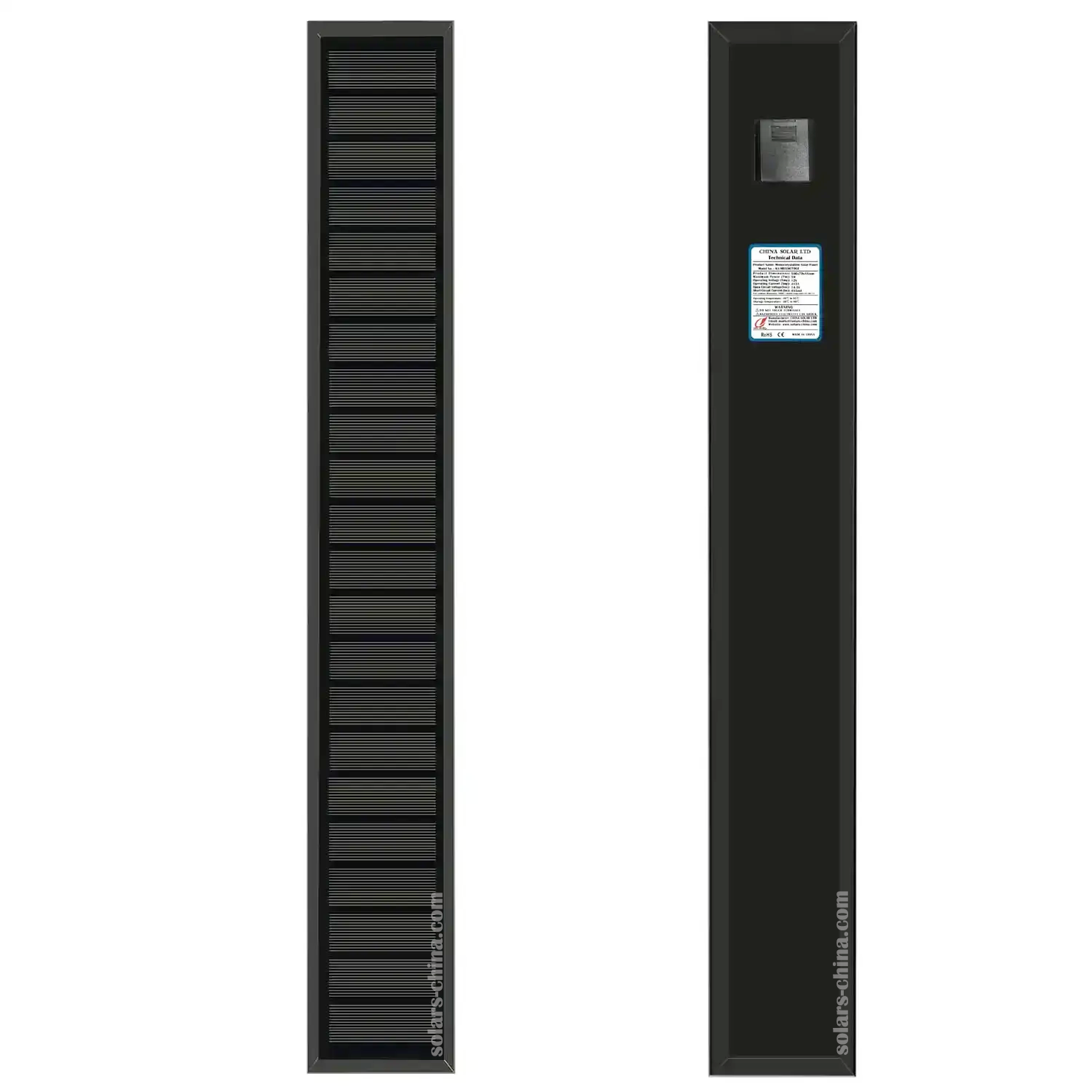 long solar panel 5W