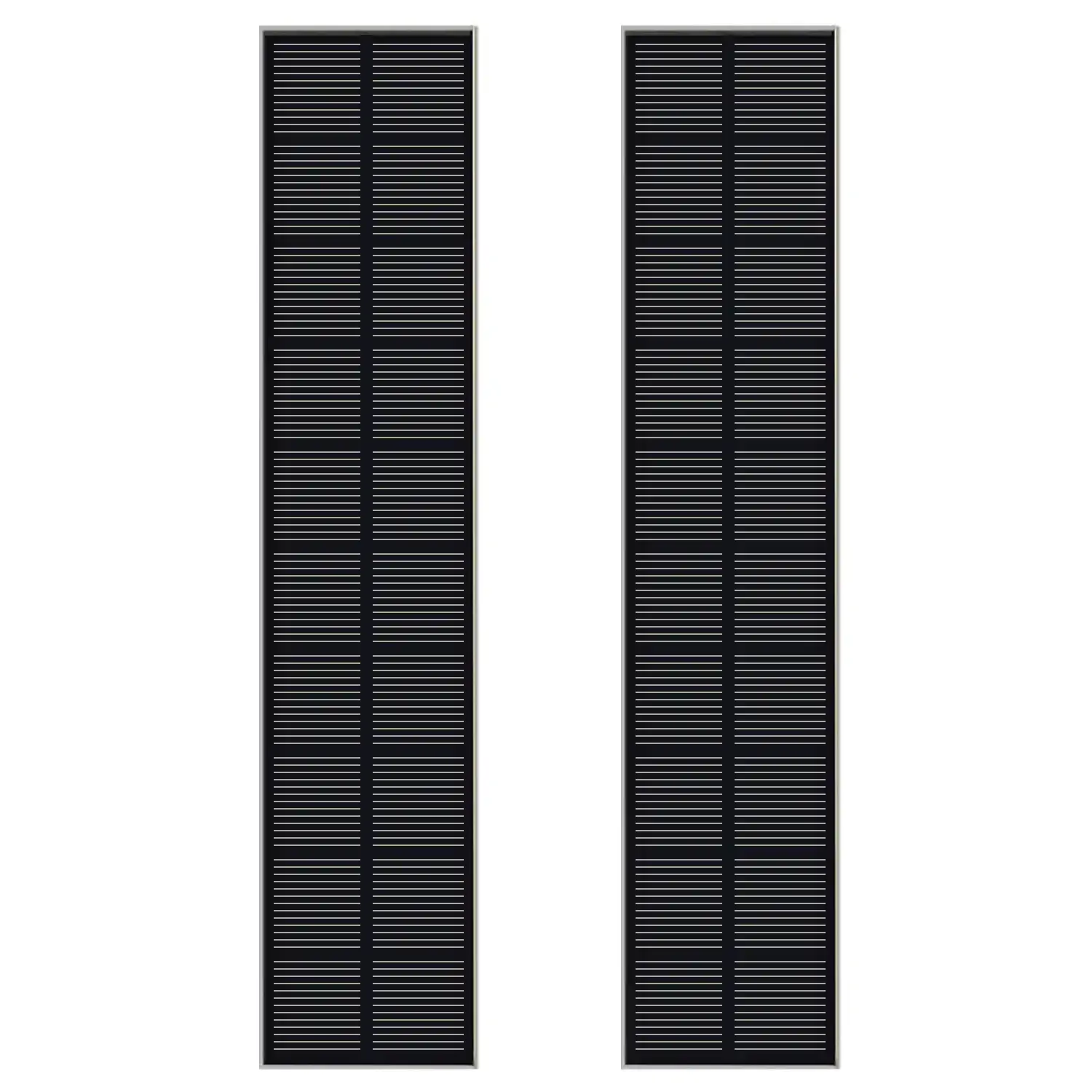 Long strip solar panel for lights