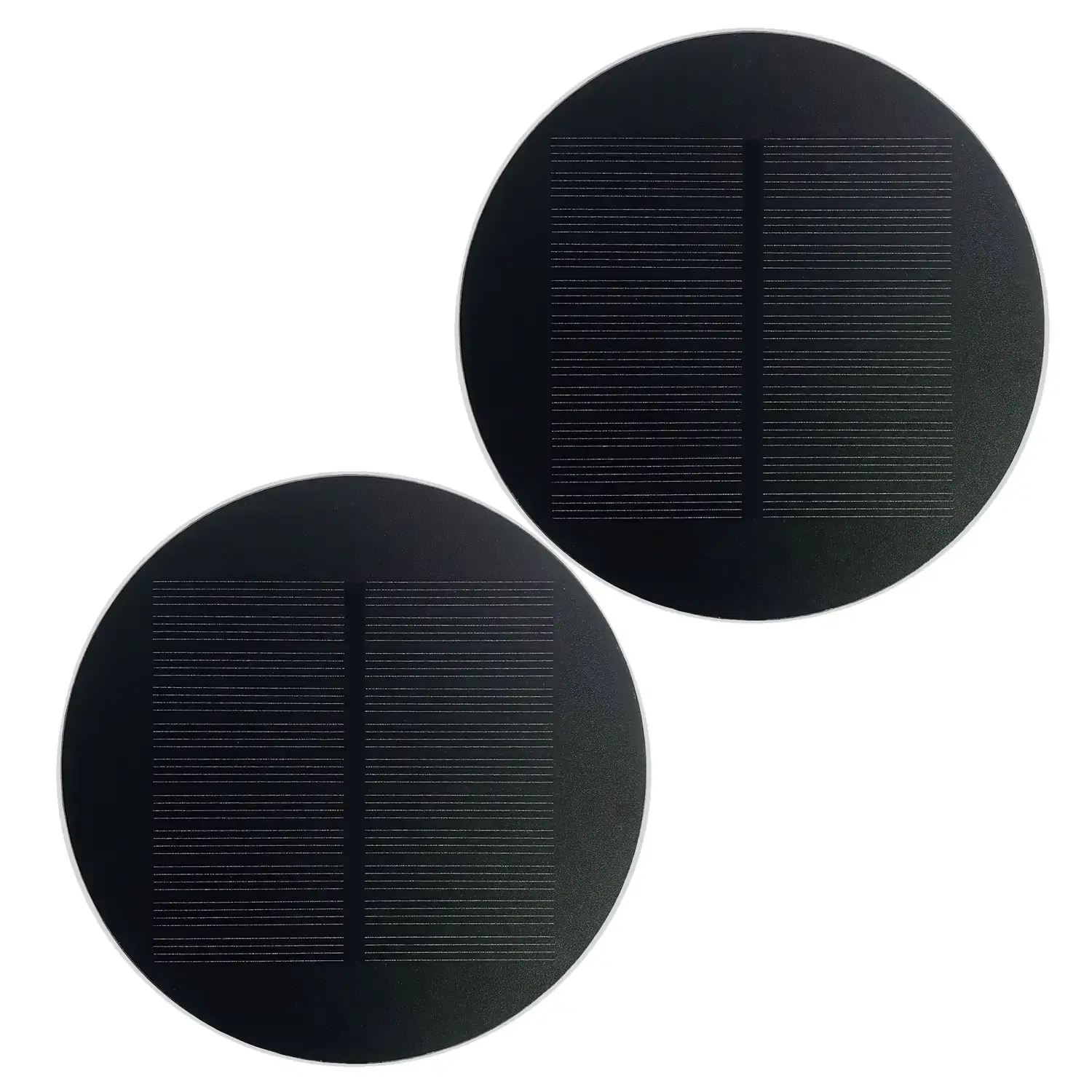 round solar panel for lights