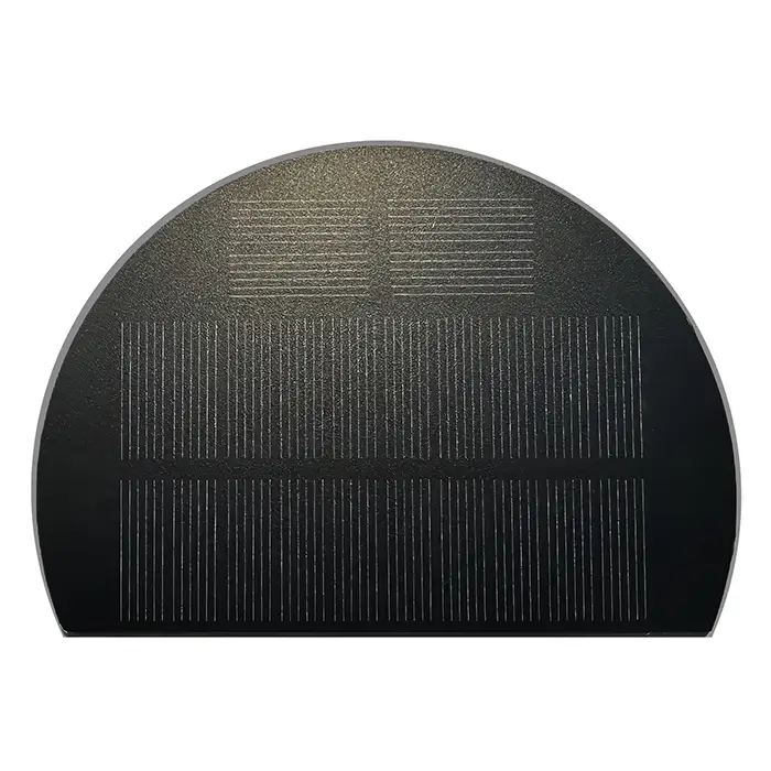 Semicircle solar panel