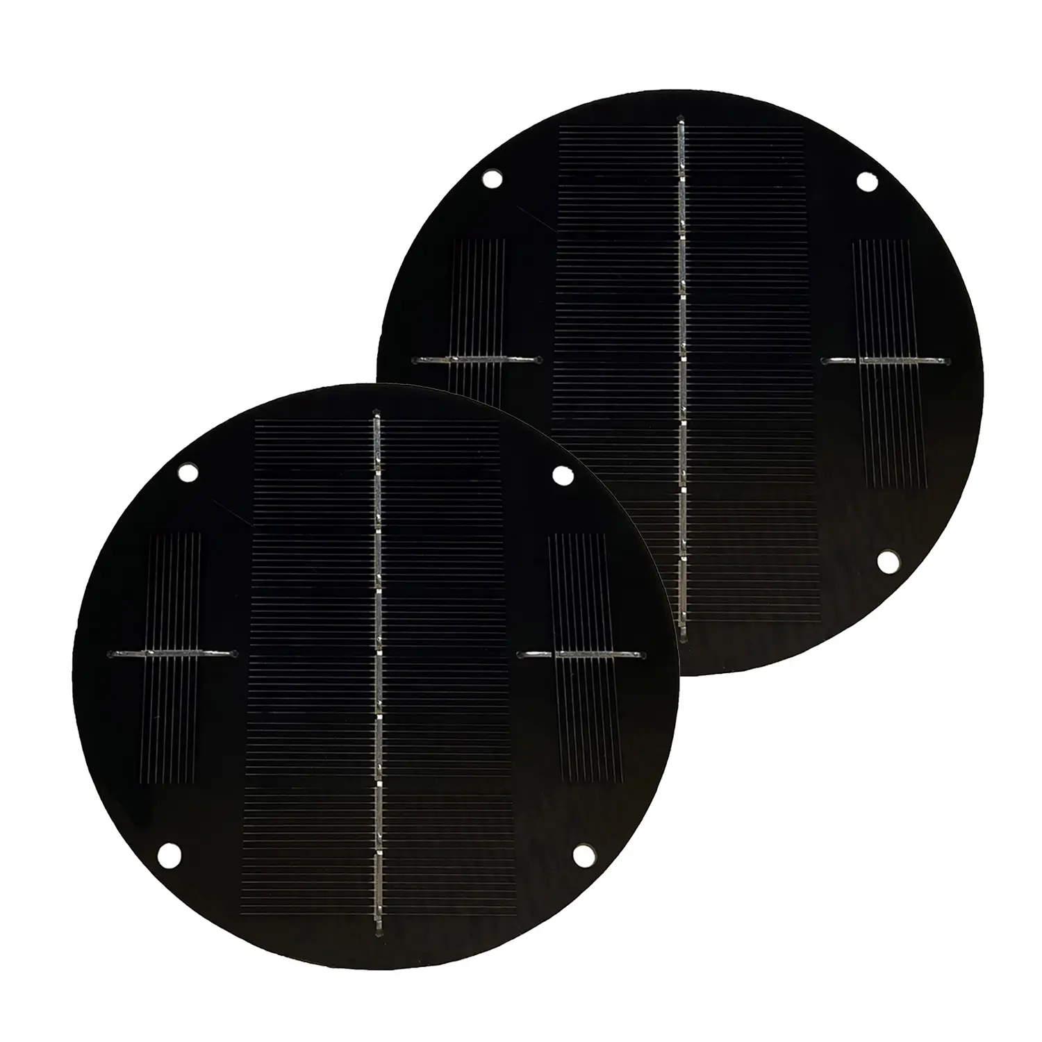 round solar panel for lights