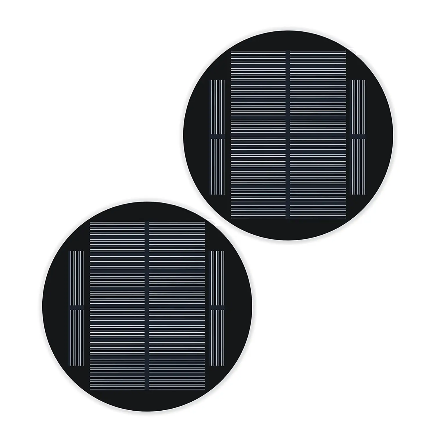 circular solar panel for lights