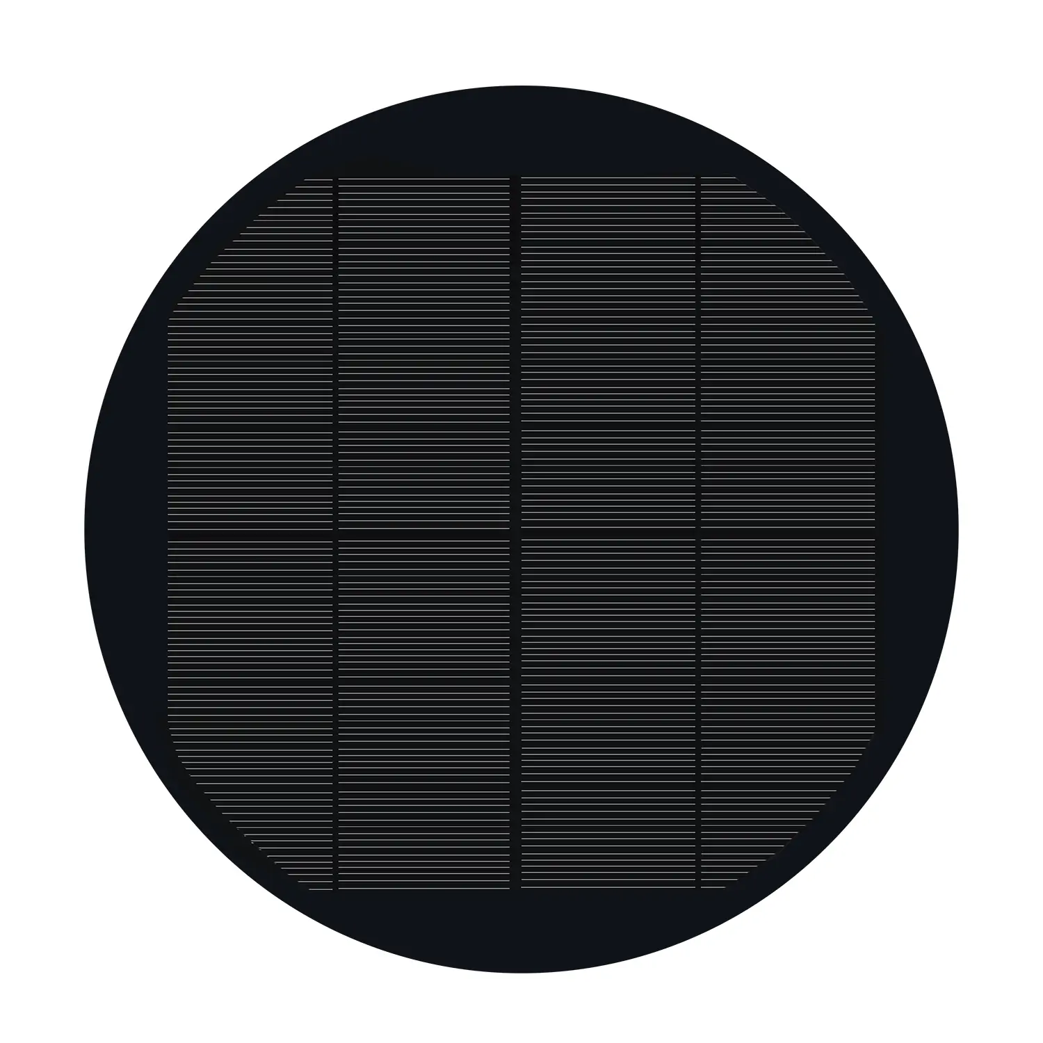 round solar panel for lights