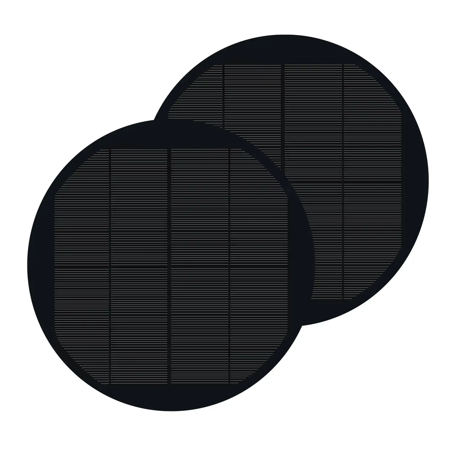 round solar panel for lights