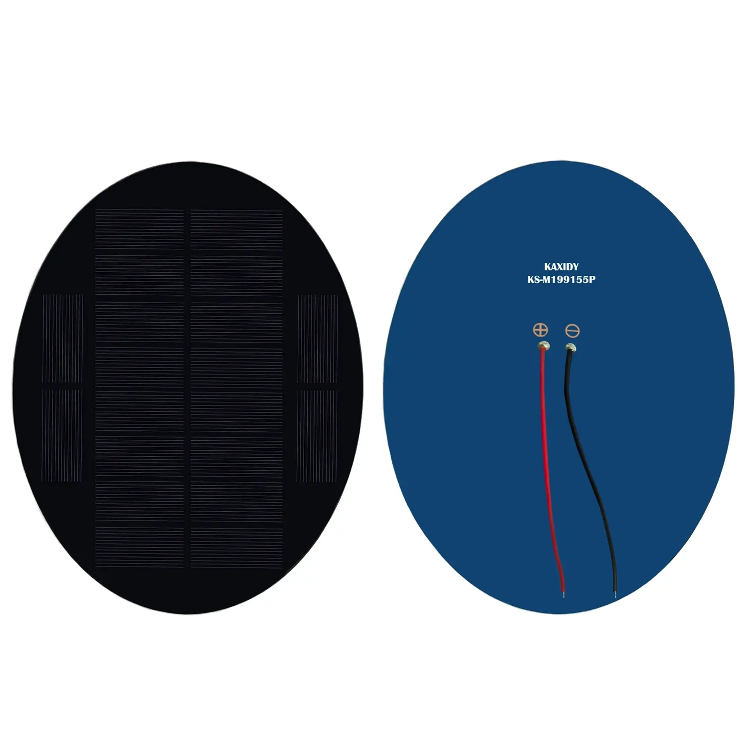 2W 5V oval solar panel