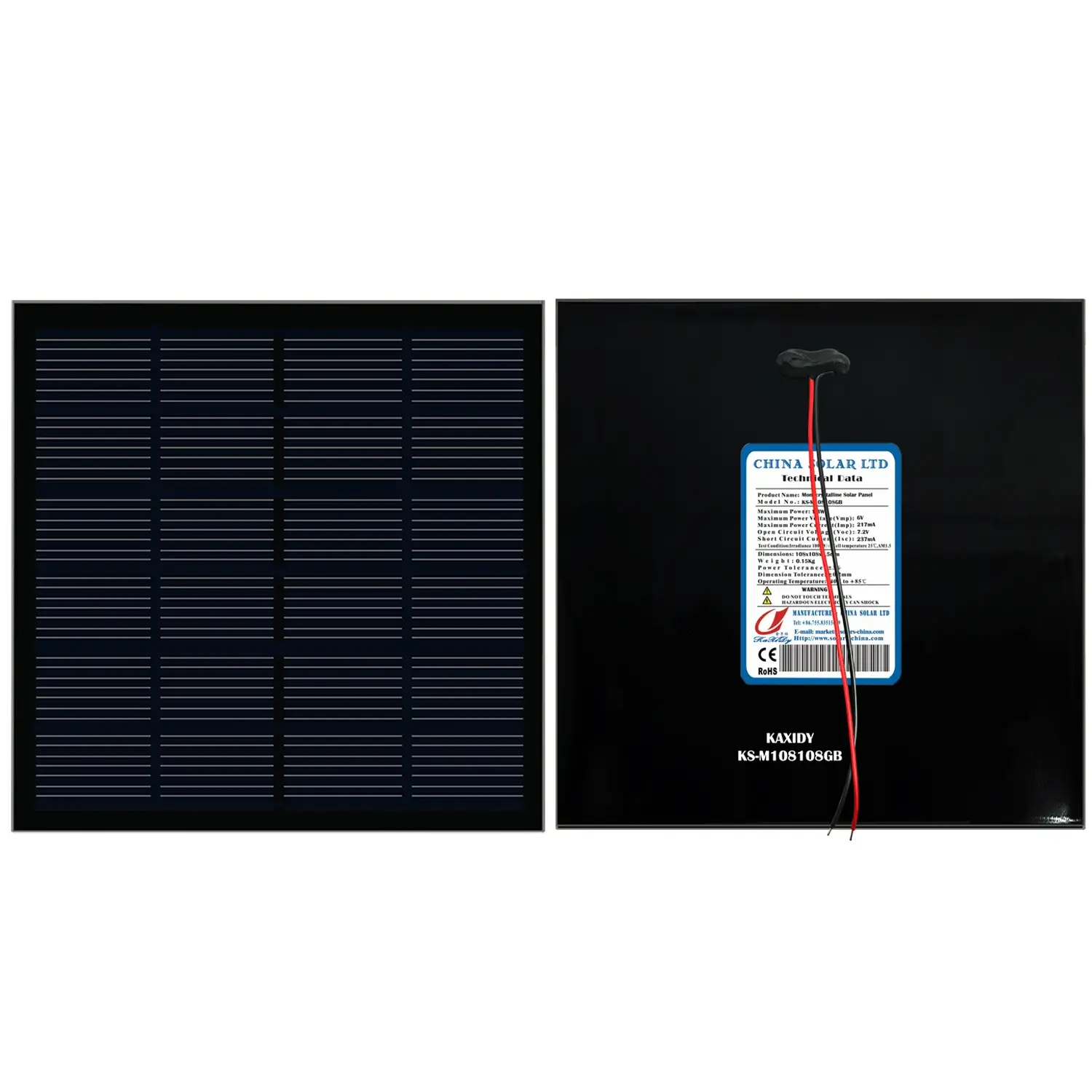 mini solar panel 1.3W 6V