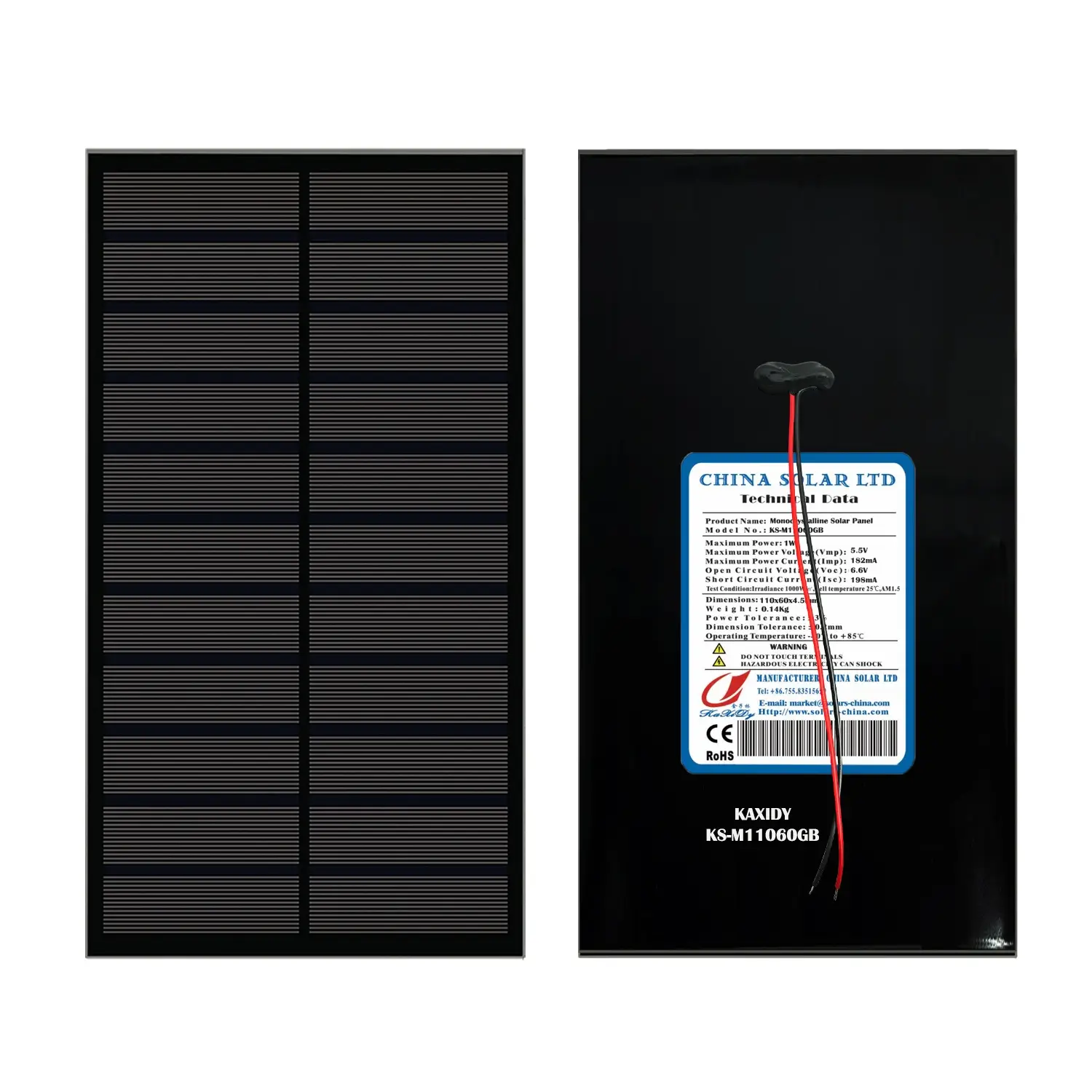 small solar panel 1W 5.5V