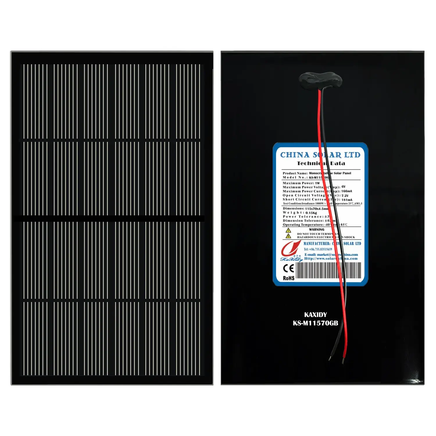 small solar panel 1W 6V