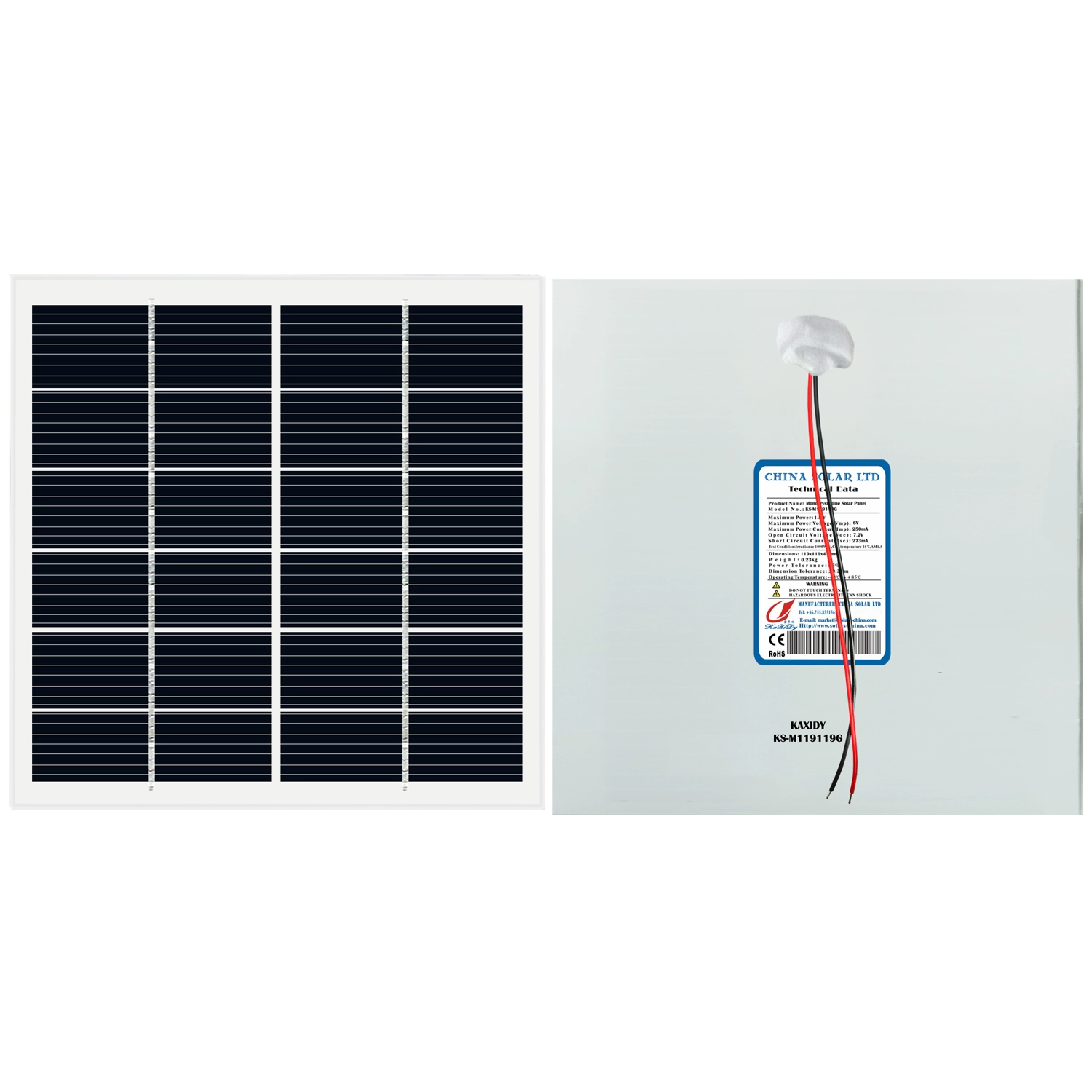 small solar panel 2W