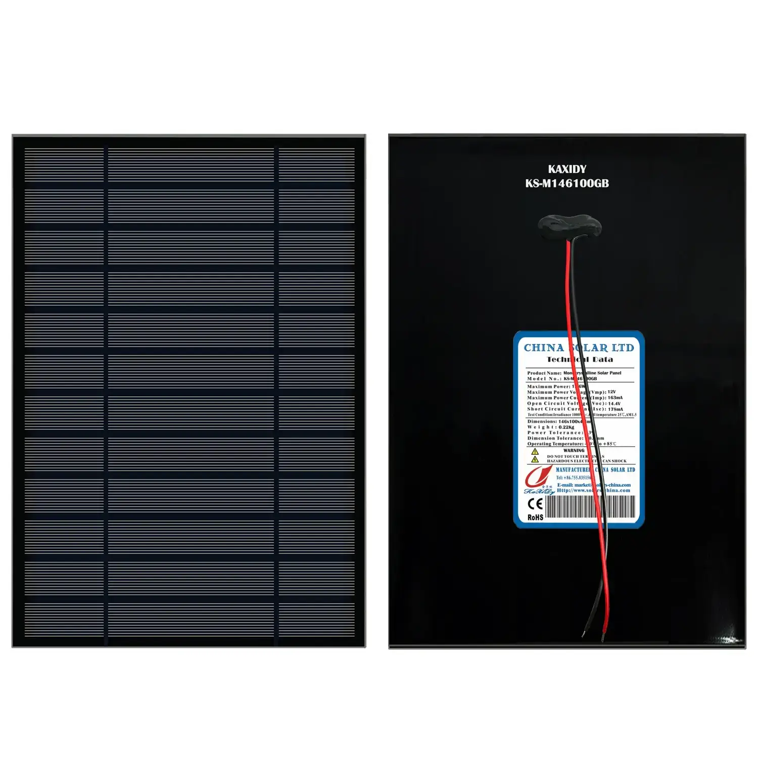 PV solar panel 12V