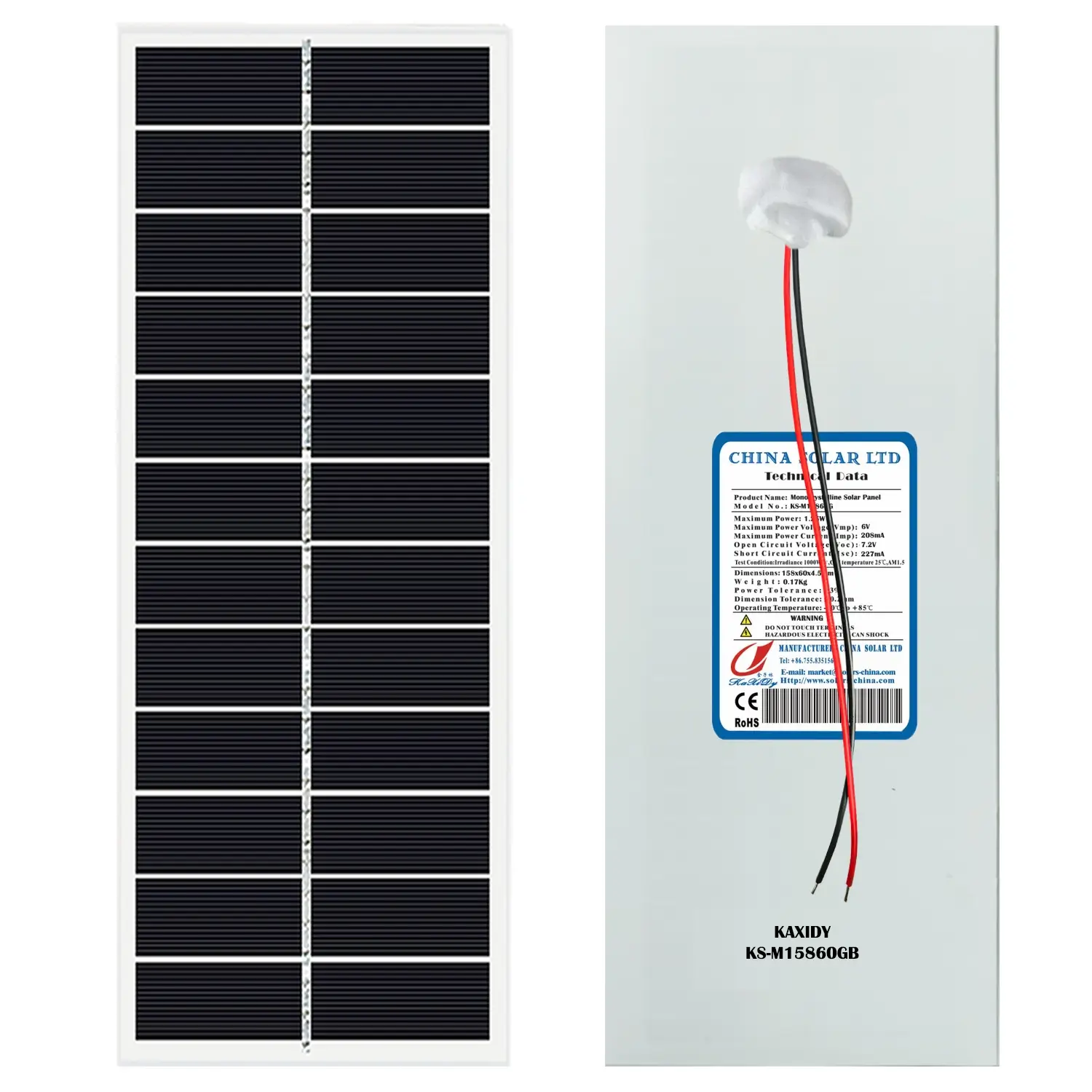 1W mini solar panel