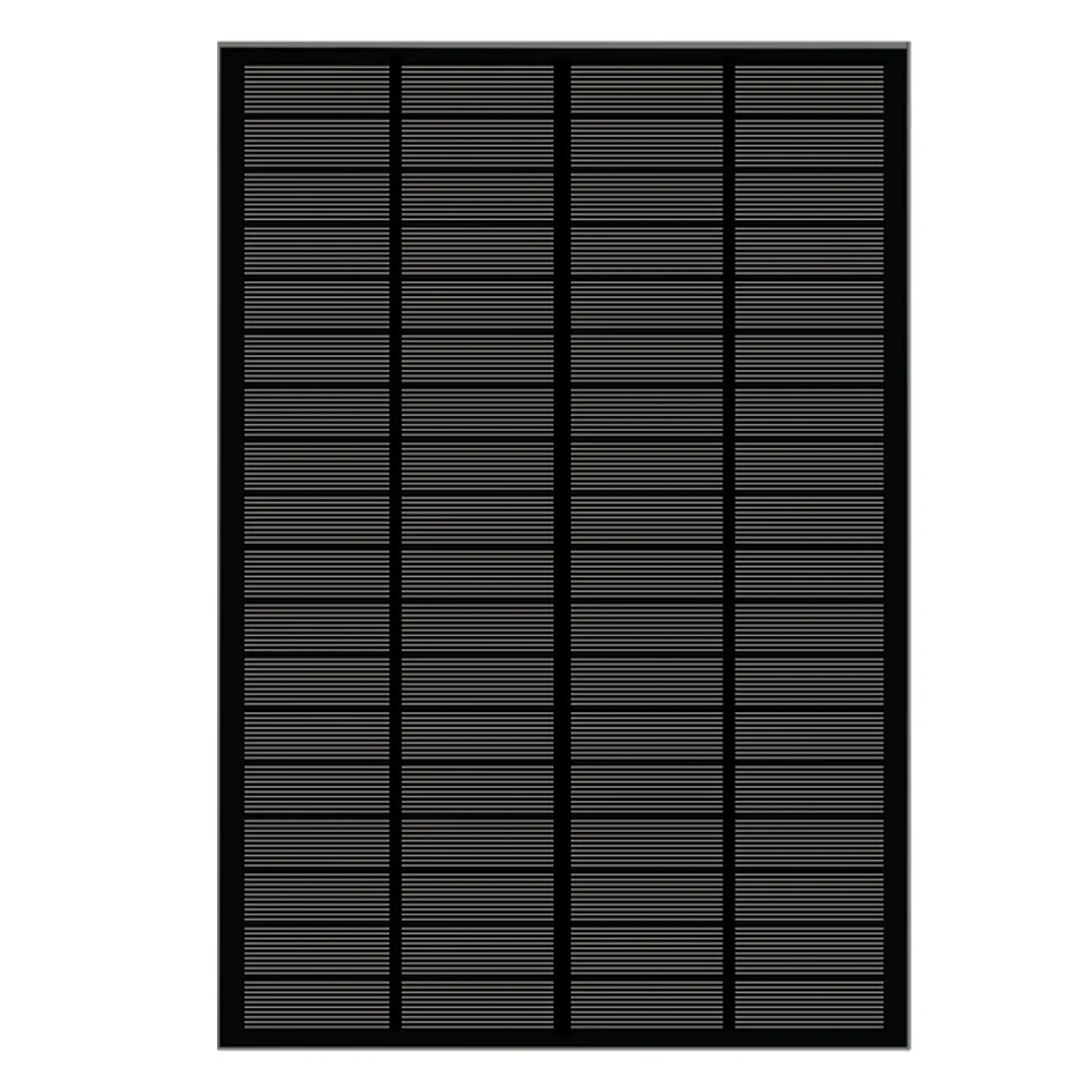 3W black solar panel