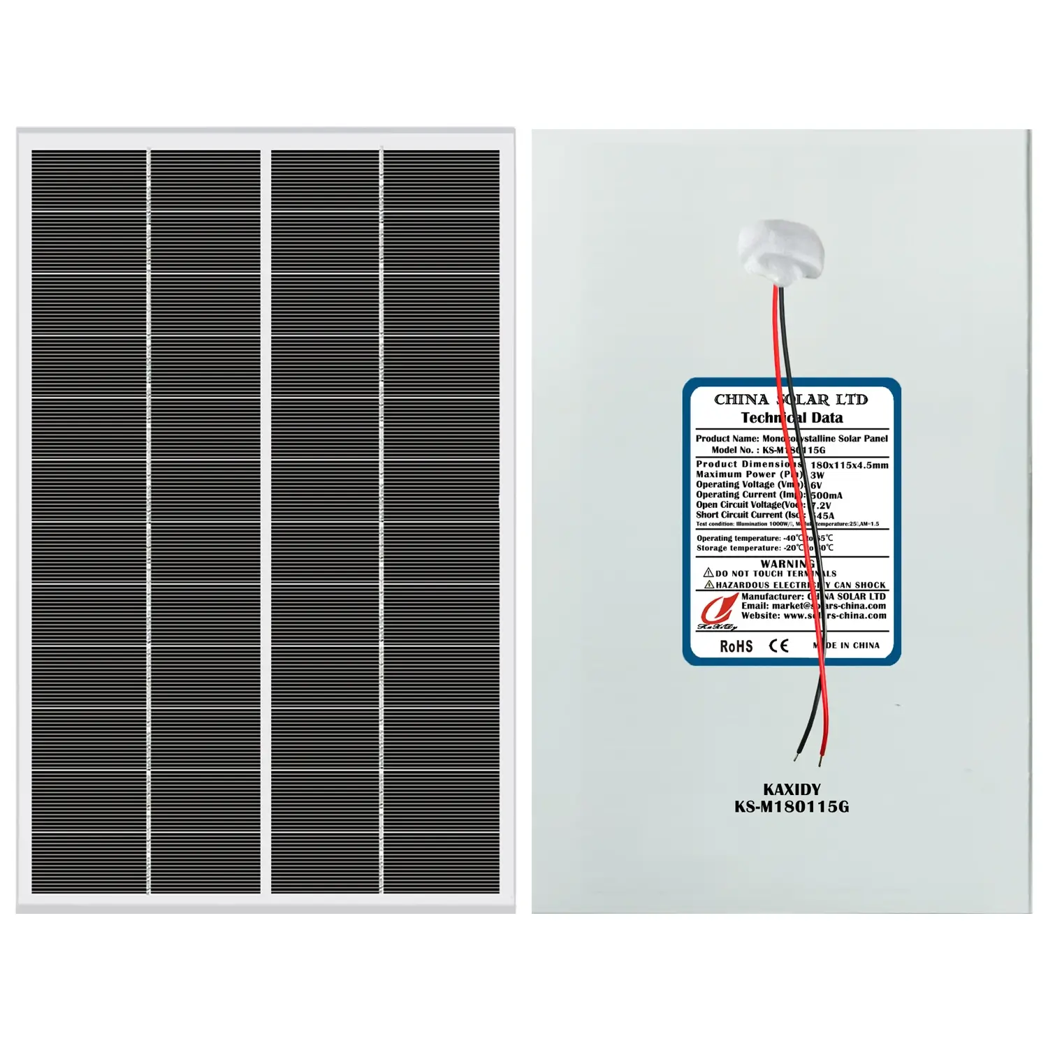 small solar panel 3W