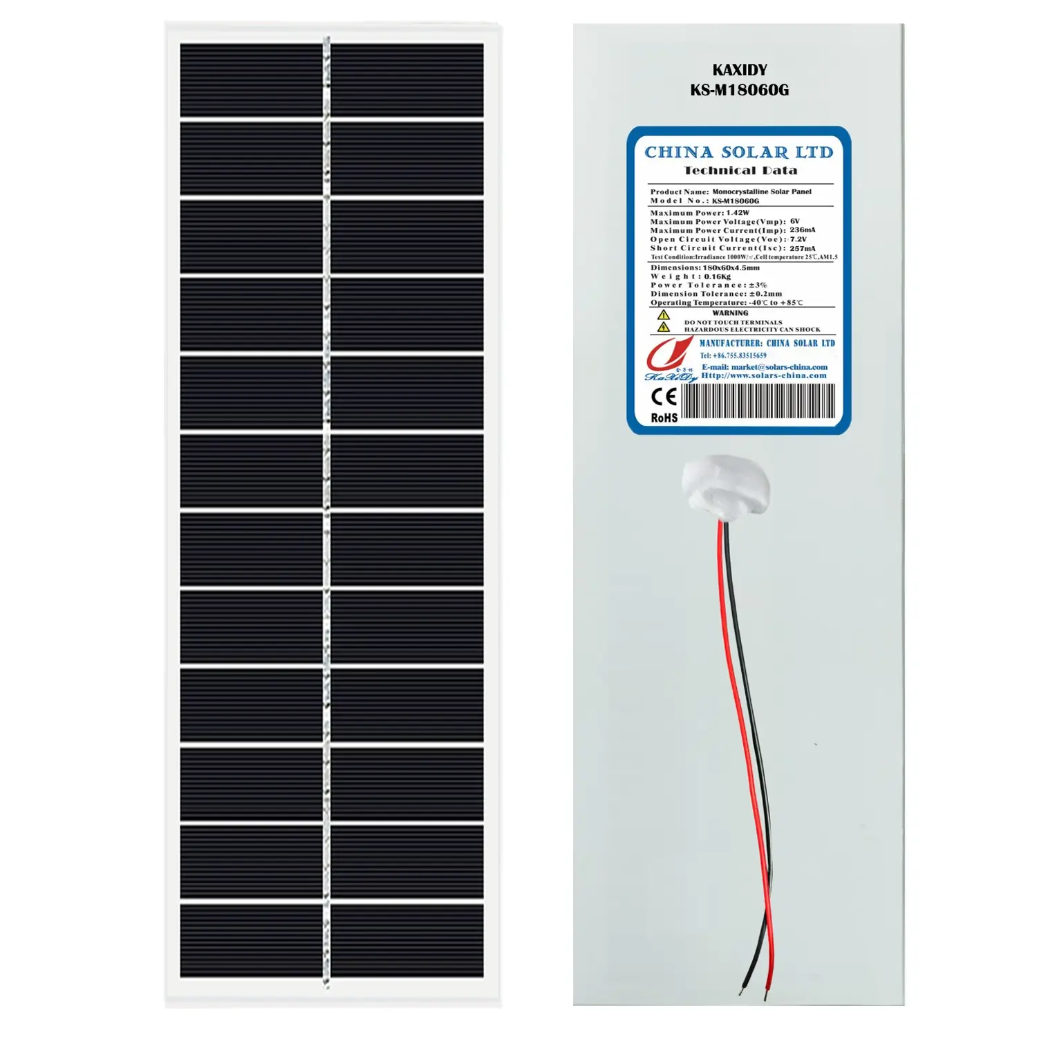 2W small solar panel