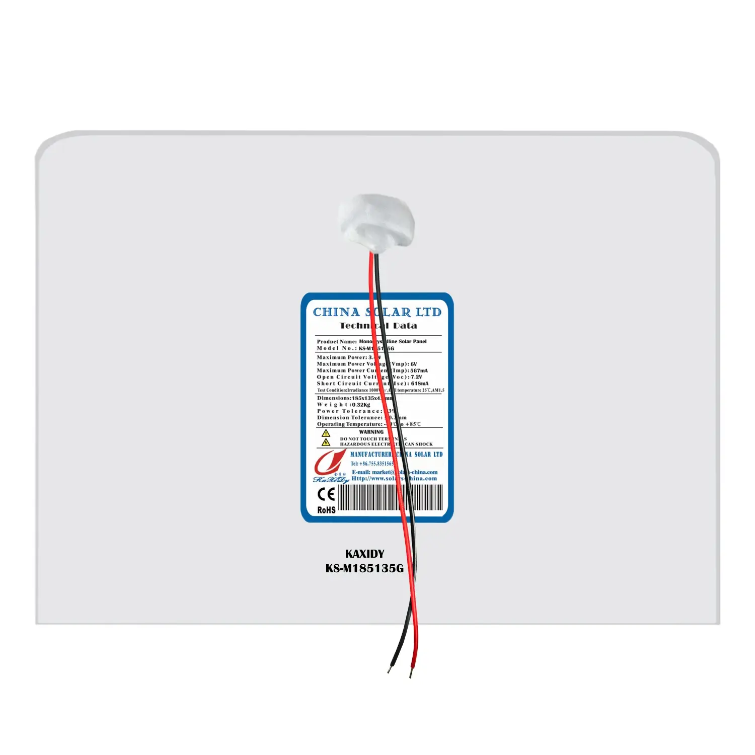 mini solar panel 3.4W 6V