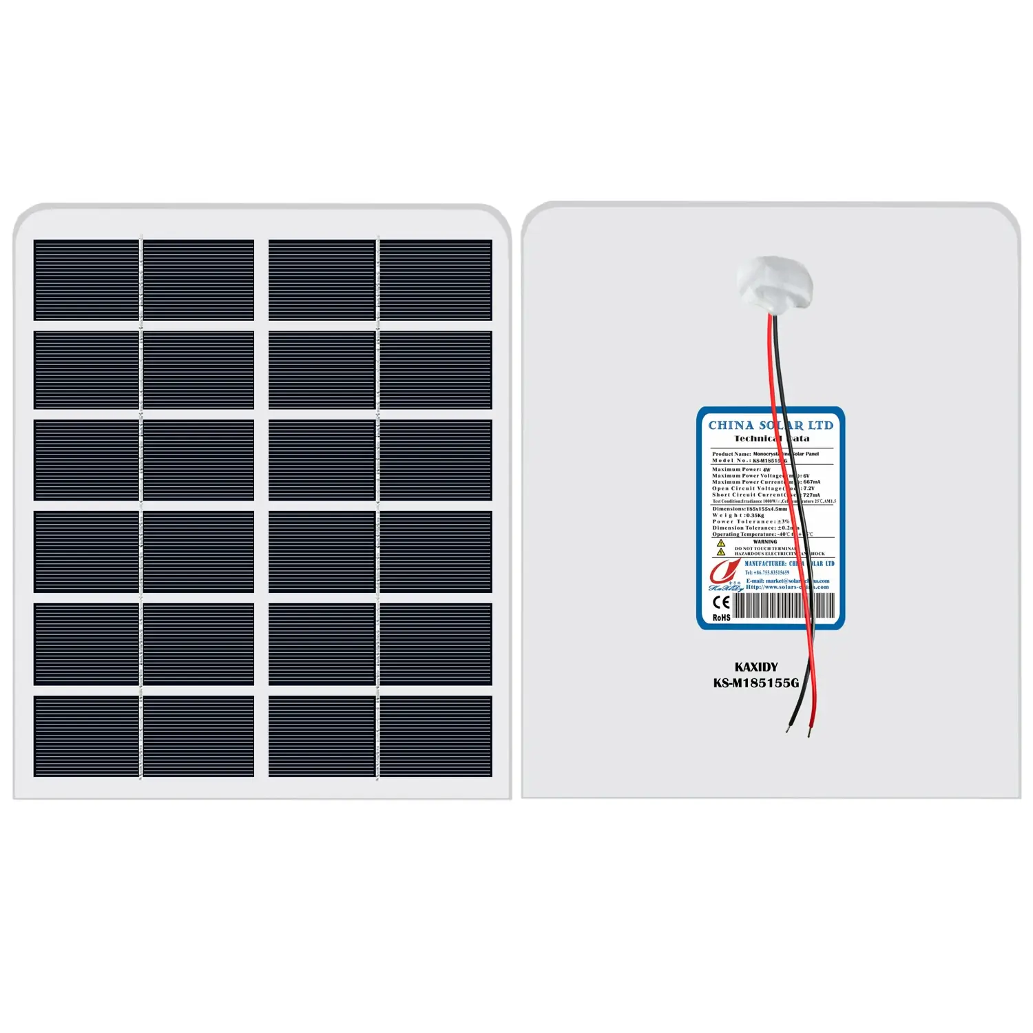 PV solar panel 4W 6V