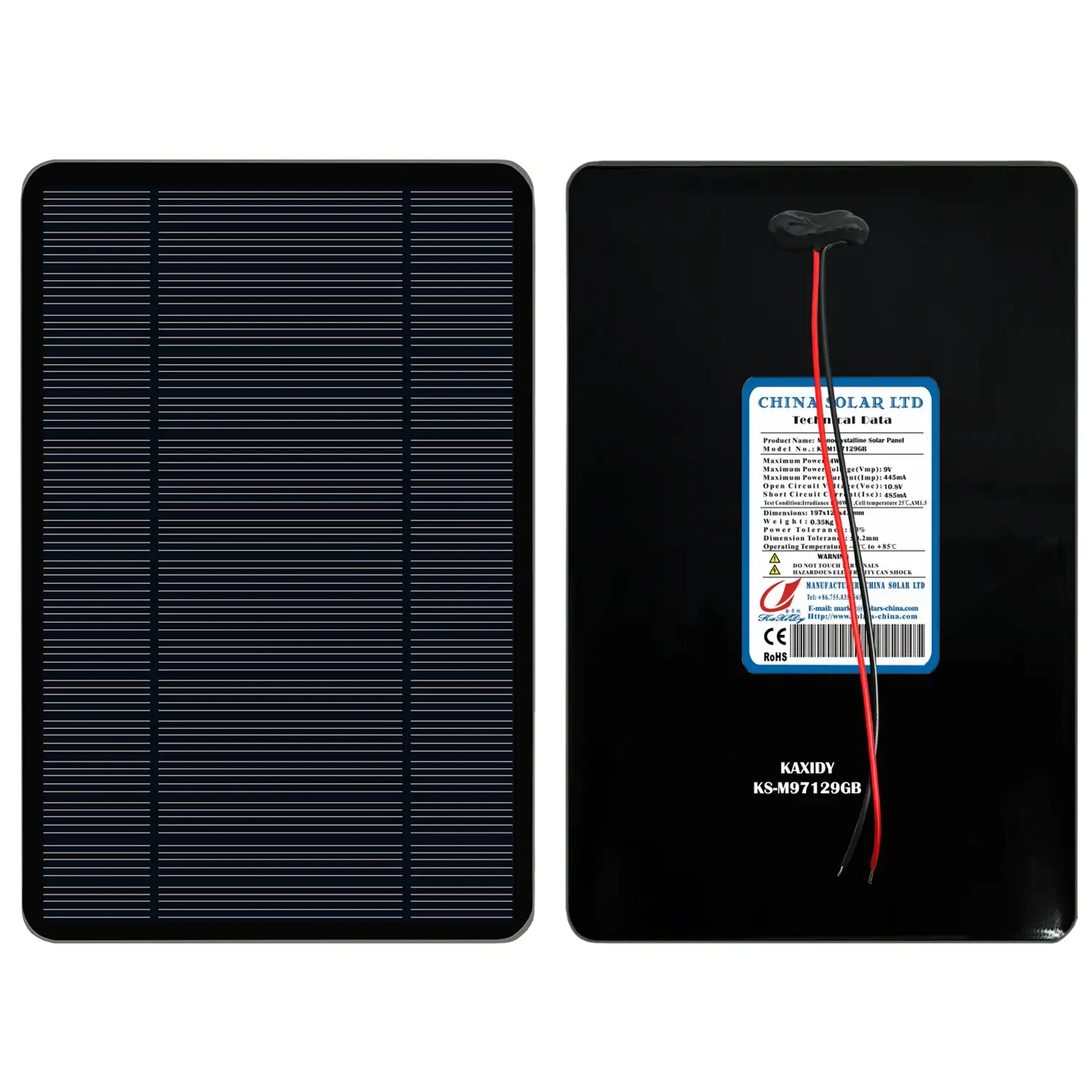 mini solar panel 4W 9V