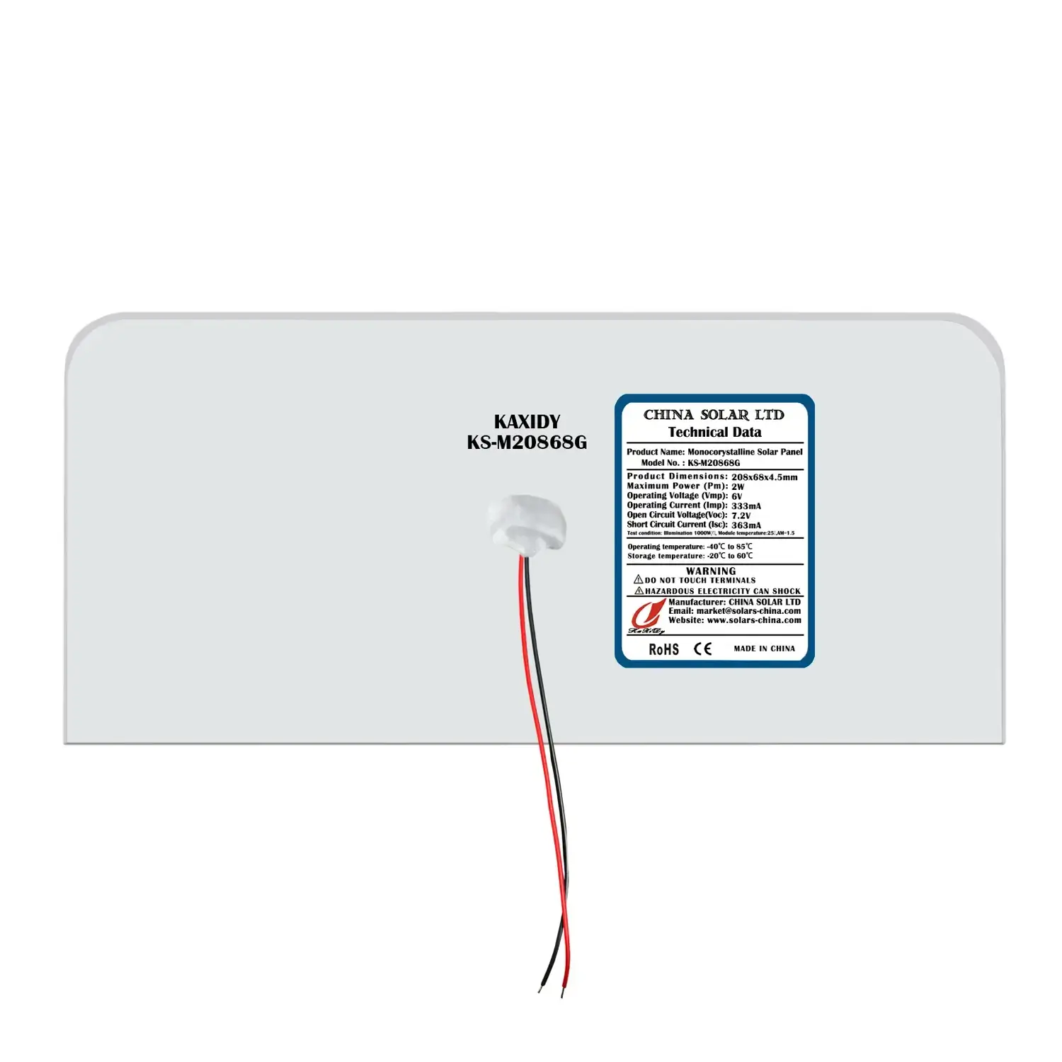 small solar panel 2W