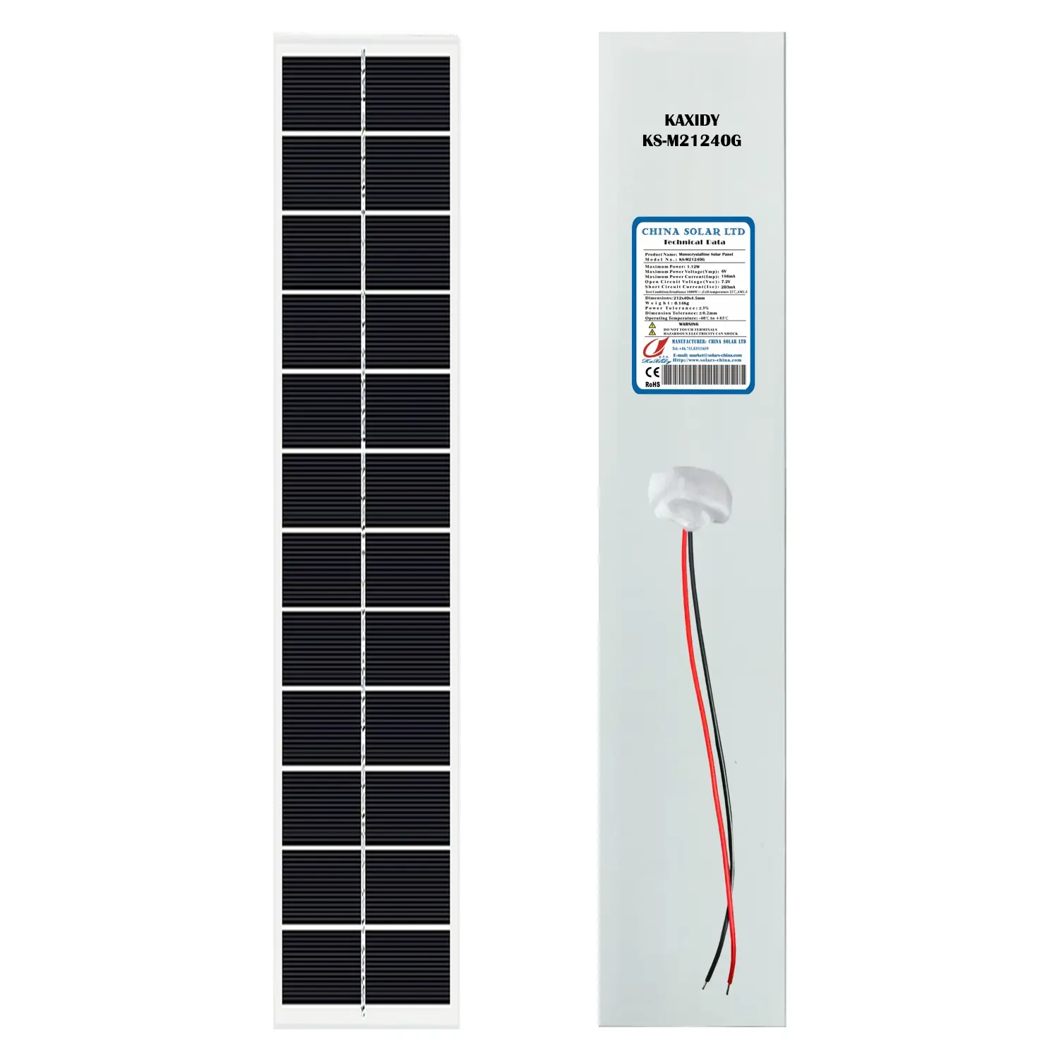 PV solar panel 1.2W 6V