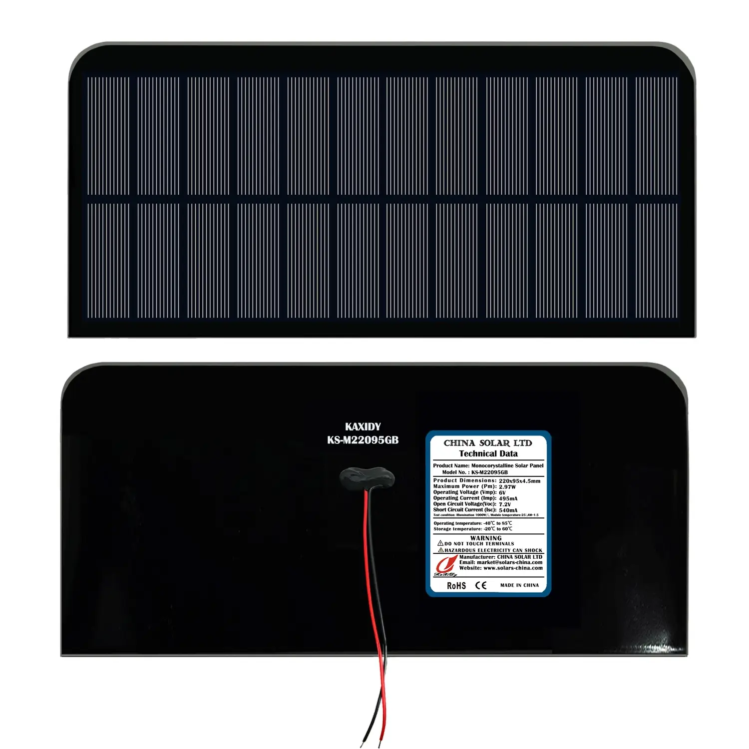 black solar panel 4V