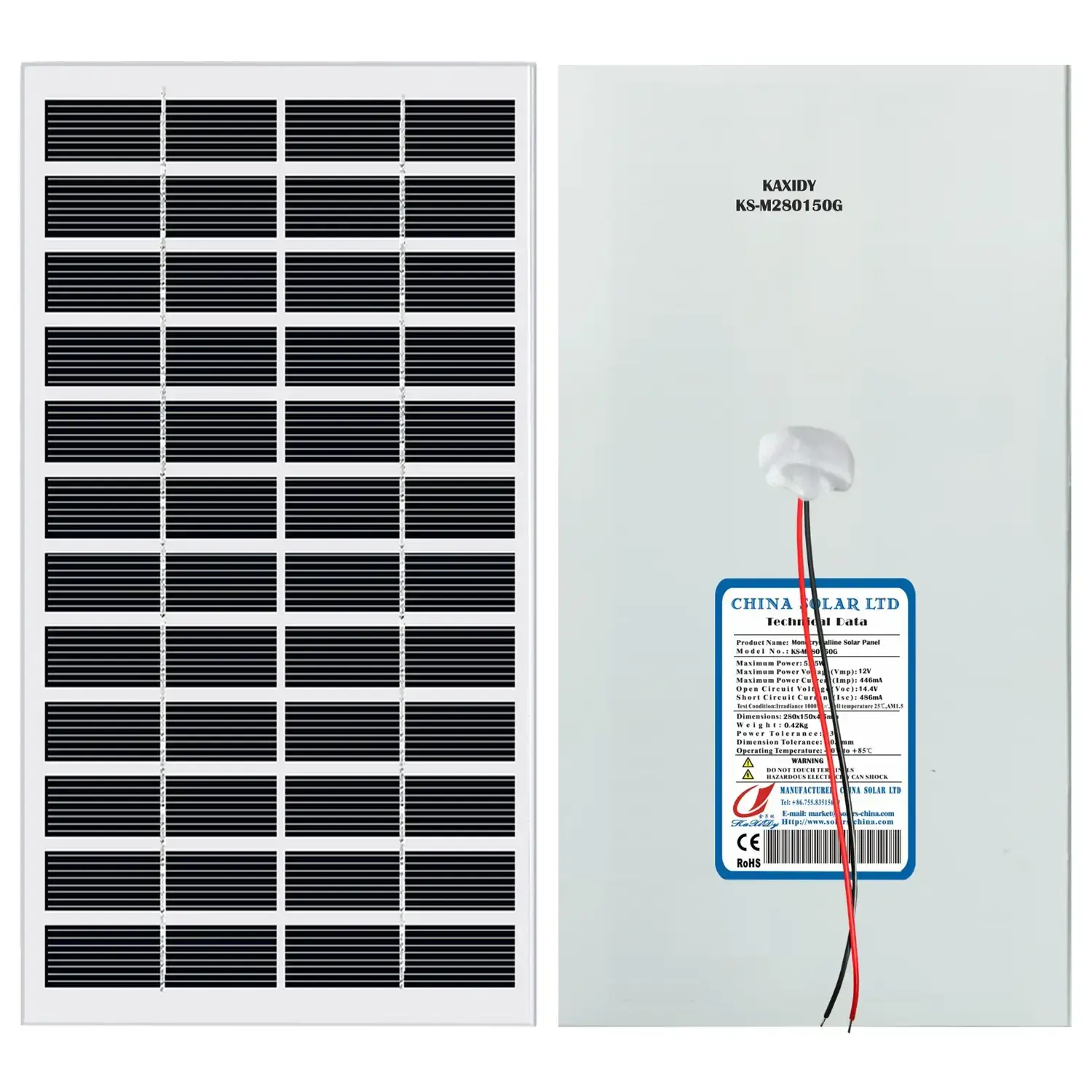 5W small solar panel