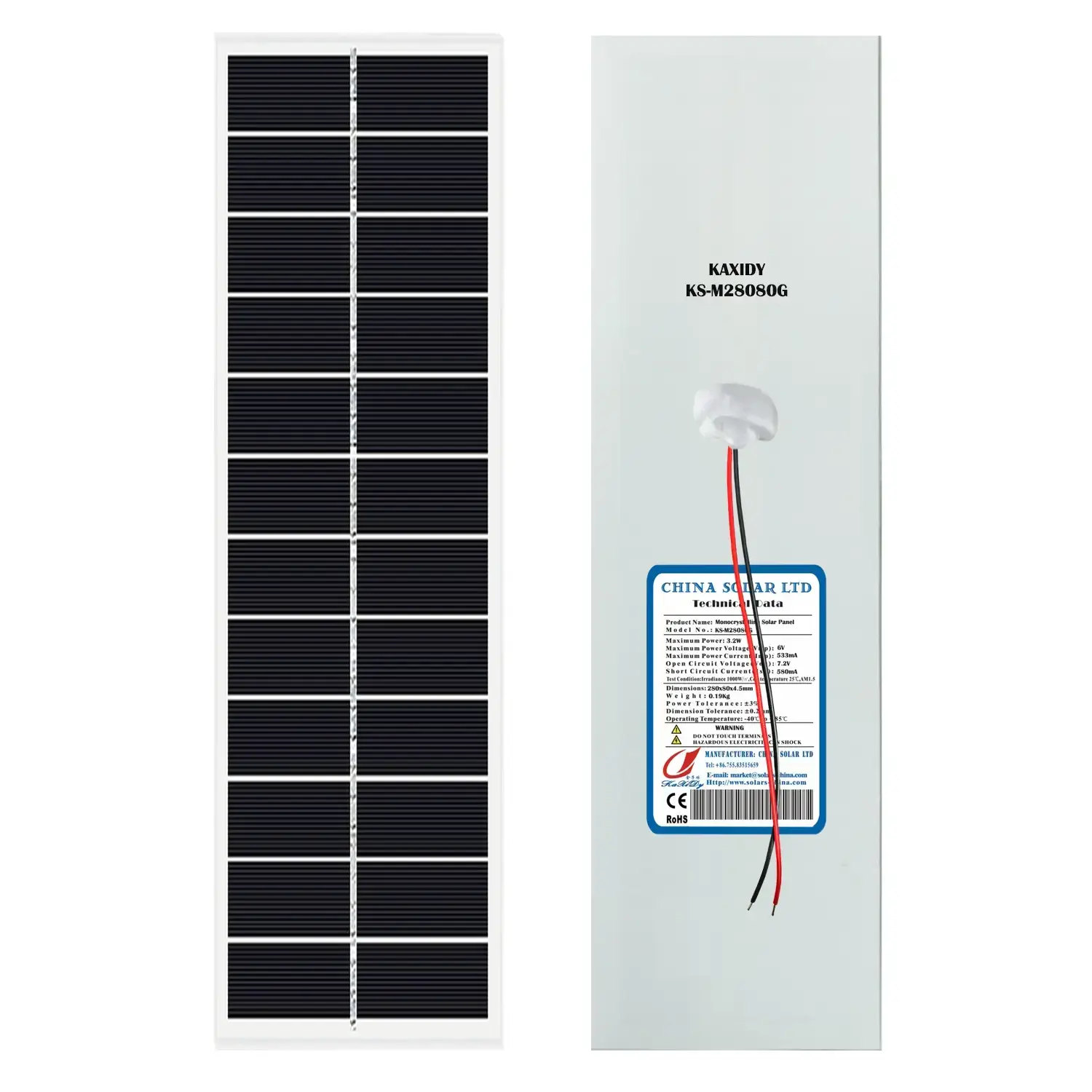 3W solar panel