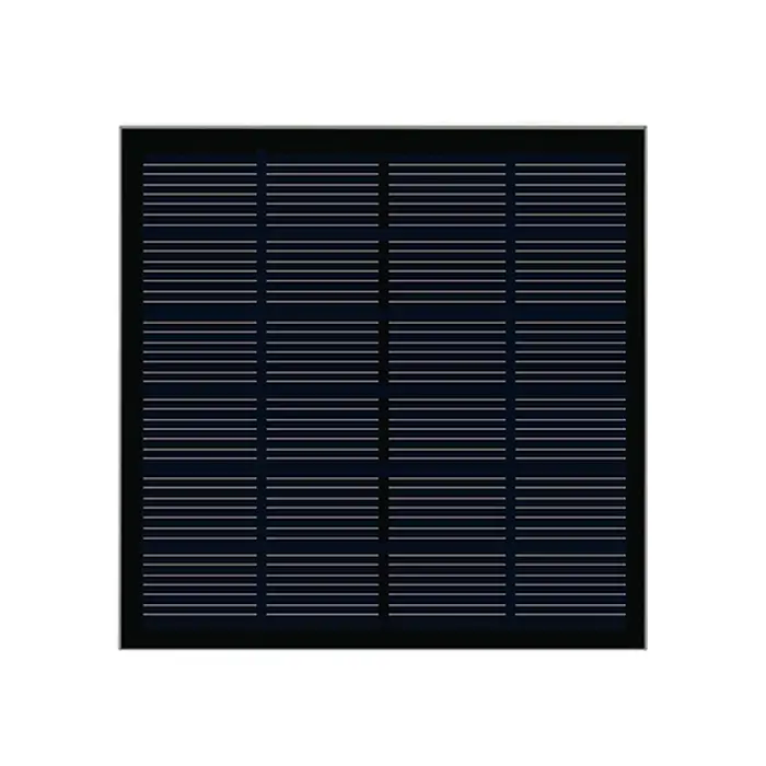 black glass solar panel