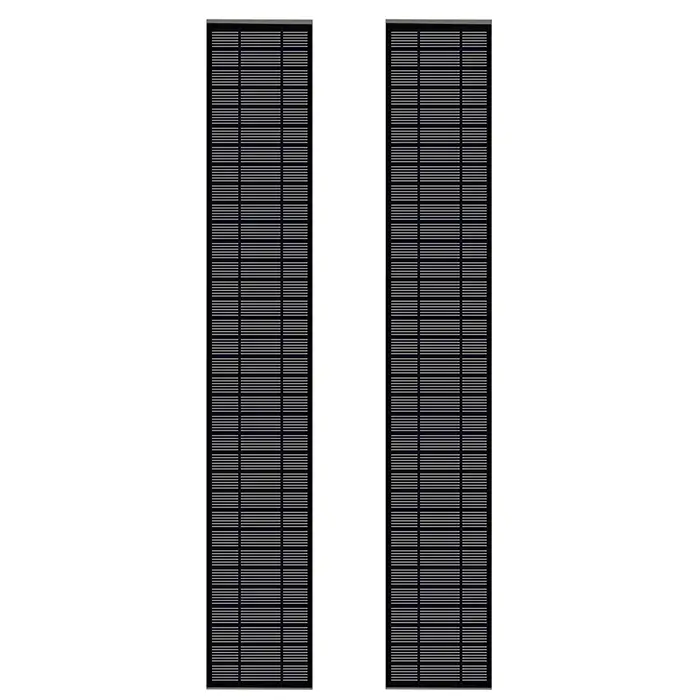 long strip solar panels