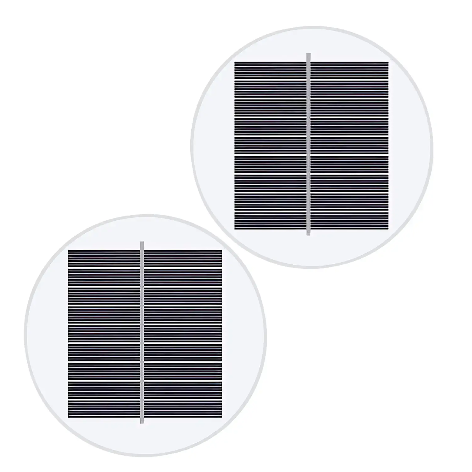 round solar panel for lights